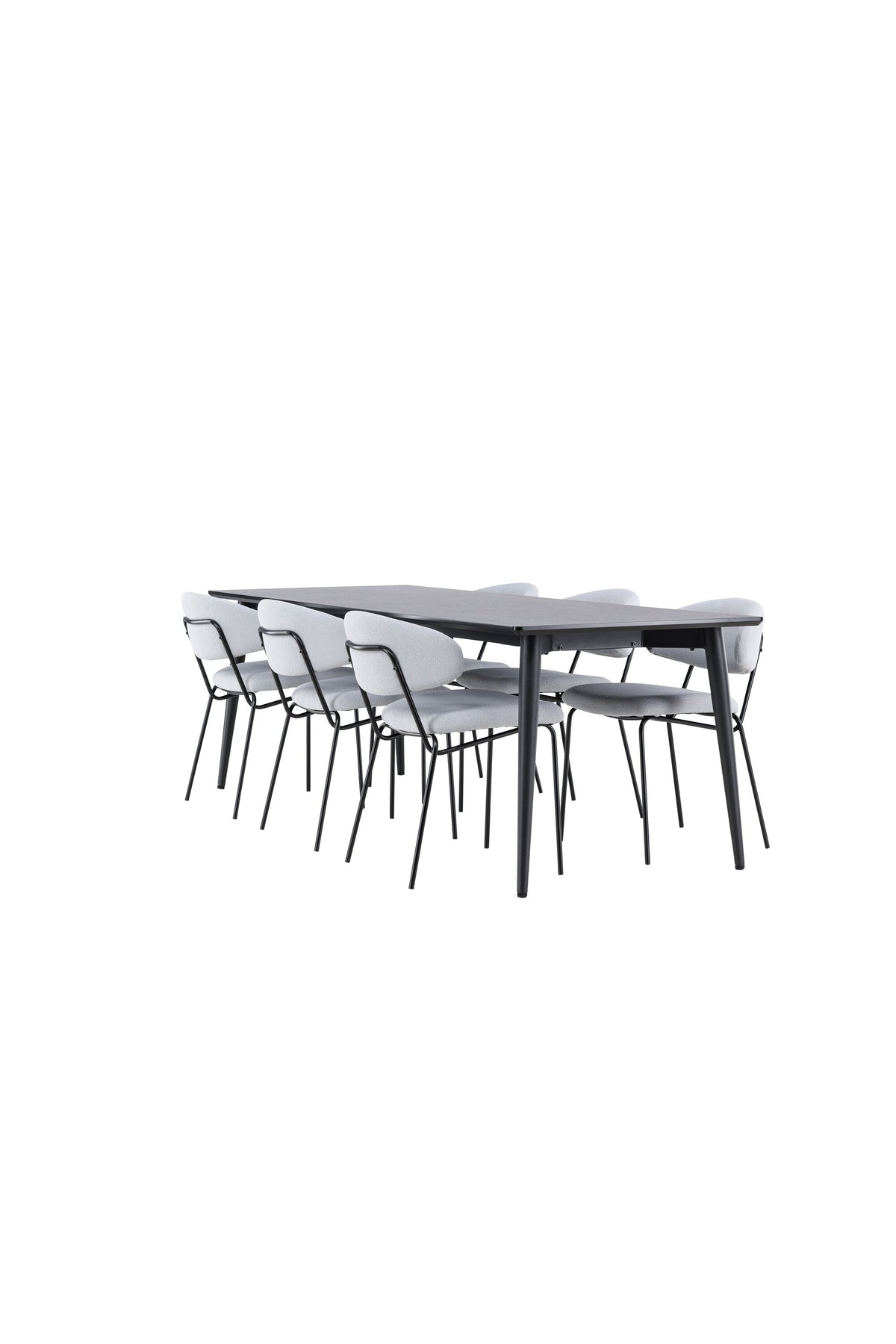 Ellis Esstisch mit Chico Stühlen in  präsentiert im Onlineshop von KAQTU Design AG. Esszimmerset ist von Venture Home