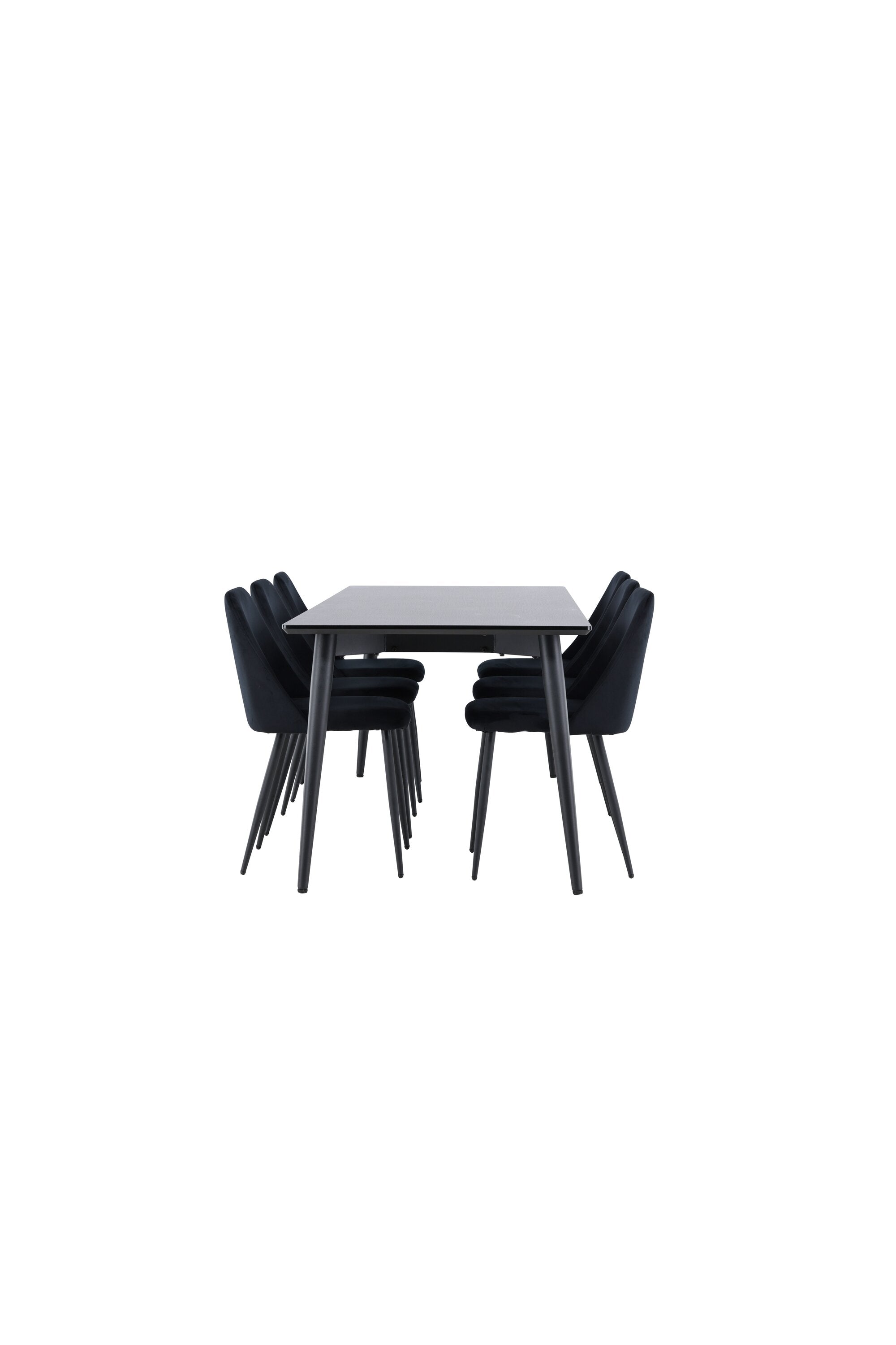 Esstisch Ellis mit Night Stühlen in  präsentiert im Onlineshop von KAQTU Design AG. Esszimmerset ist von Venture Home