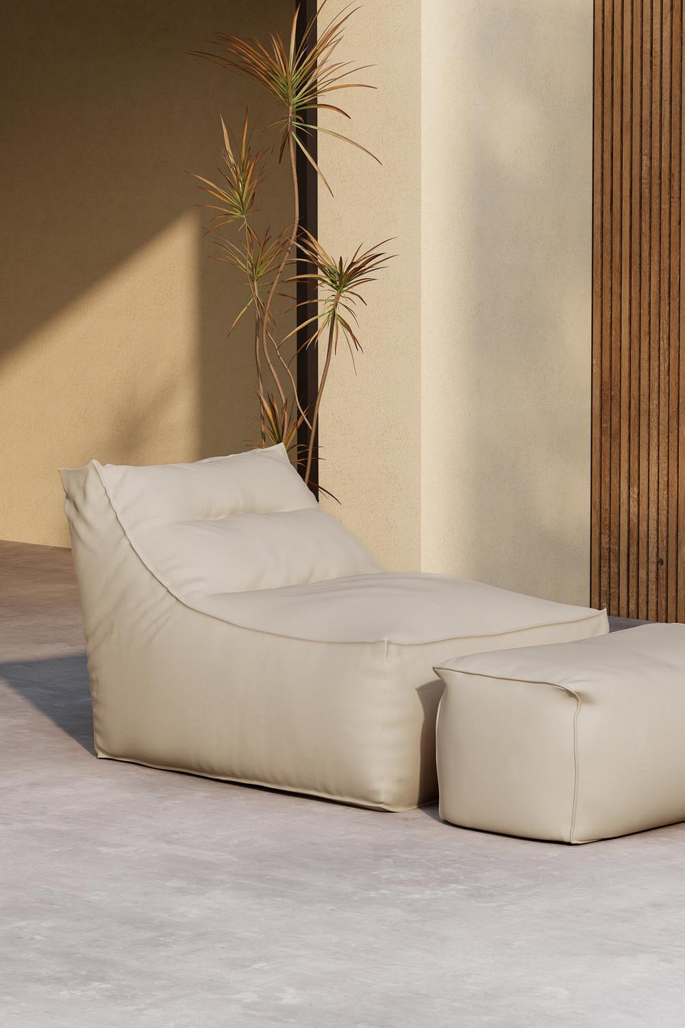 Redang Lounge Sofa in Beige präsentiert im Onlineshop von KAQTU Design AG. Lounge Sofa ist von Venture Home