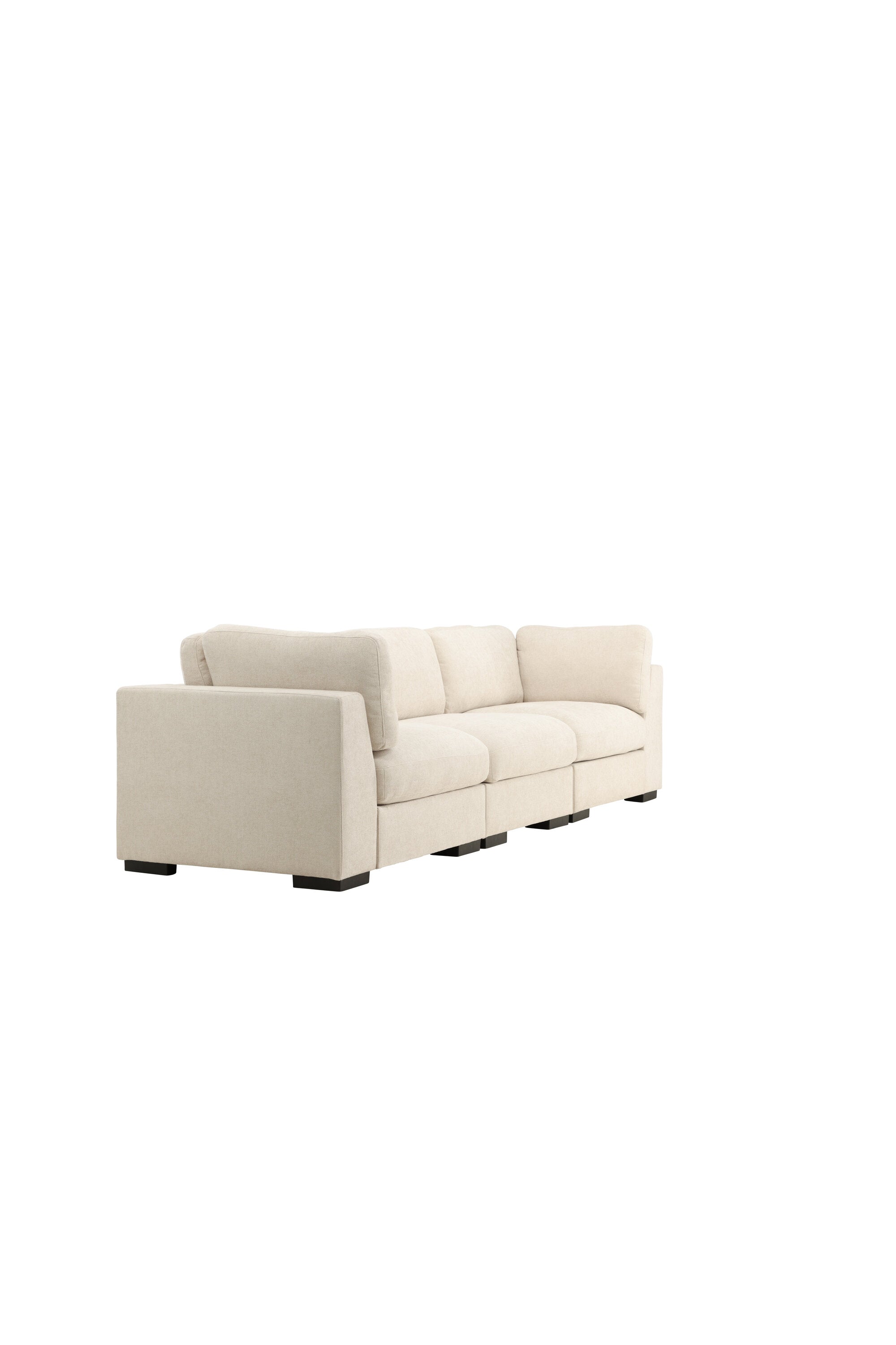 Salerno 3er Sofa in Beige präsentiert im Onlineshop von KAQTU Design AG. 3er Sofa ist von Venture Home