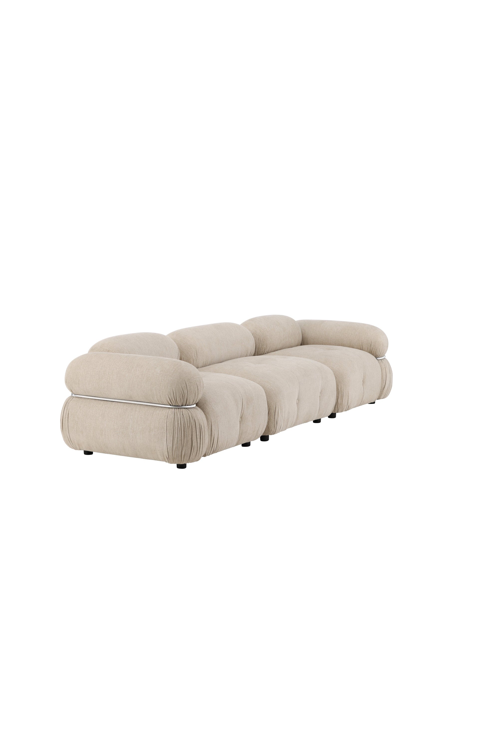 Mika 3er Sofa in Beige präsentiert im Onlineshop von KAQTU Design AG. 3er Sofa ist von Venture Home