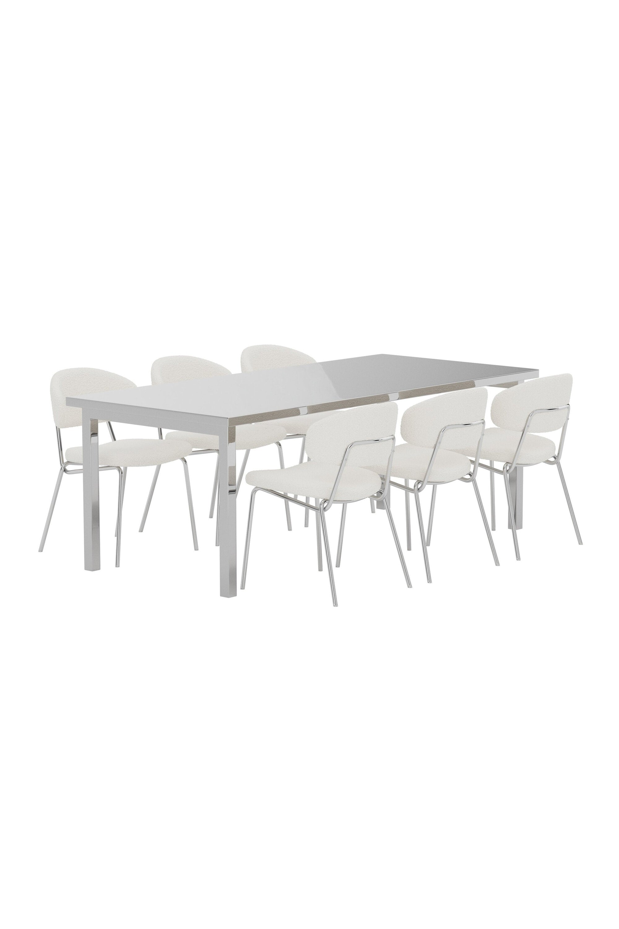 Cilo Dining Set mit Stühlen Chico in  präsentiert im Onlineshop von KAQTU Design AG. Esszimmerset ist von Venture Home