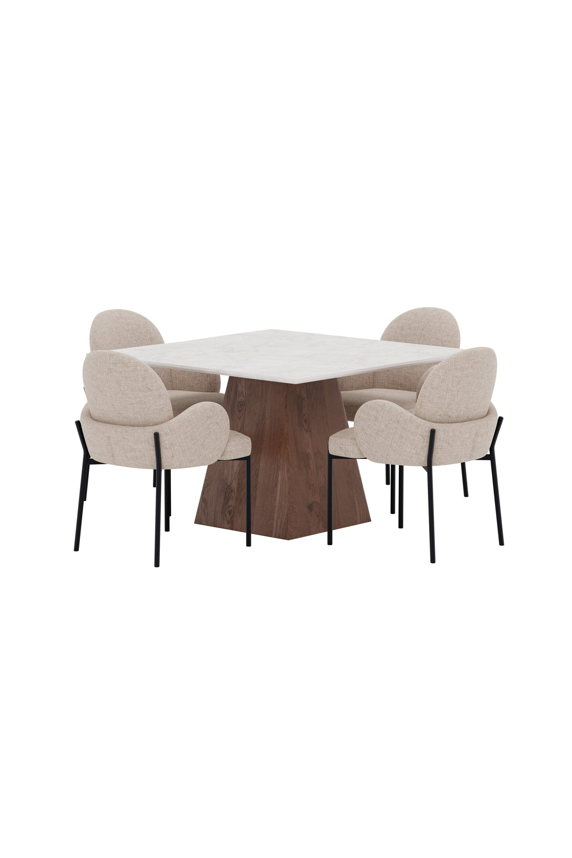 Cael Ess-Set mit Stühlen Blom in  präsentiert im Onlineshop von KAQTU Design AG. Esszimmerset ist von Venture Home