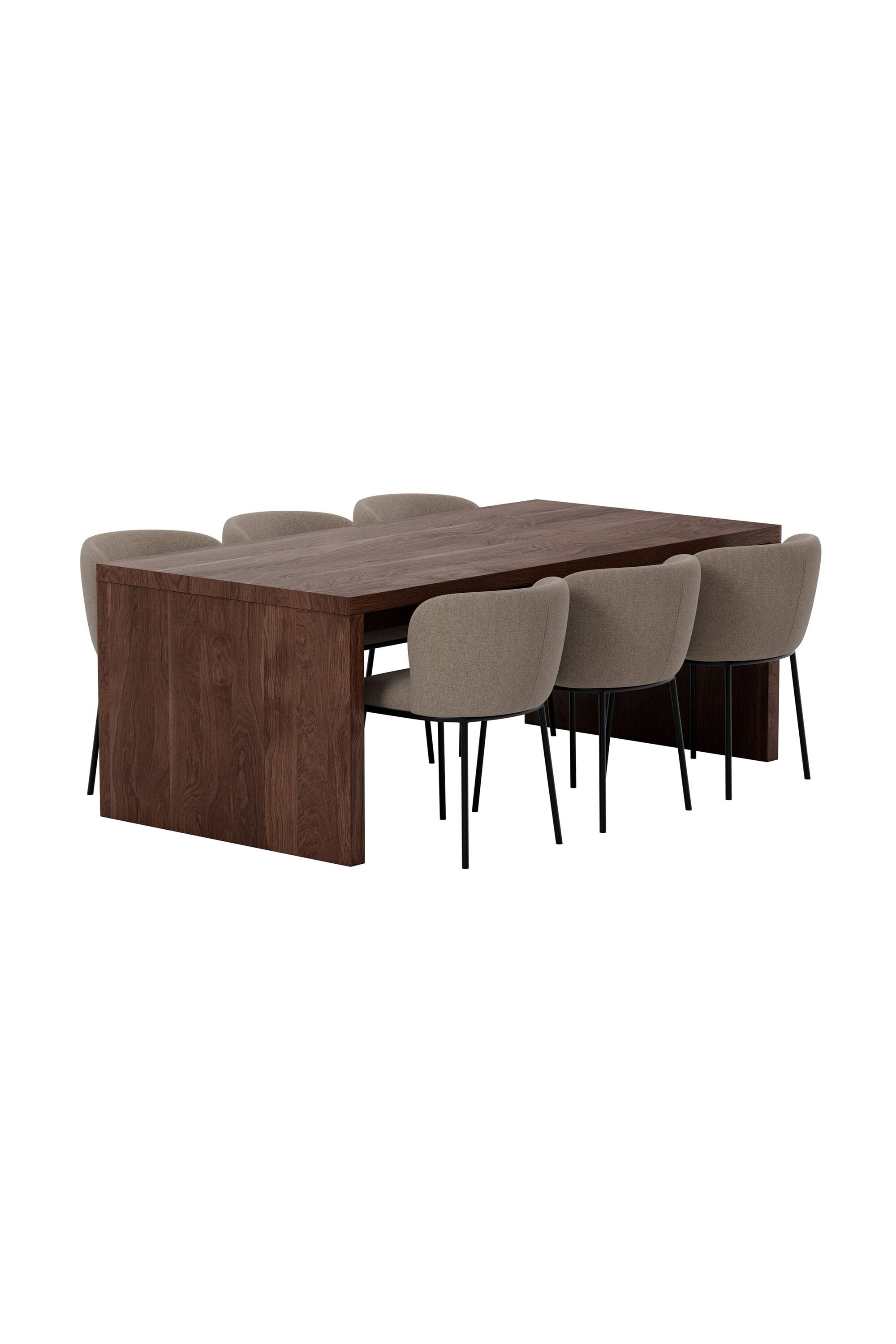 Evone Esstischgarnitur mit Stühlen Edina in  präsentiert im Onlineshop von KAQTU Design AG. Esszimmerset ist von Venture Home
