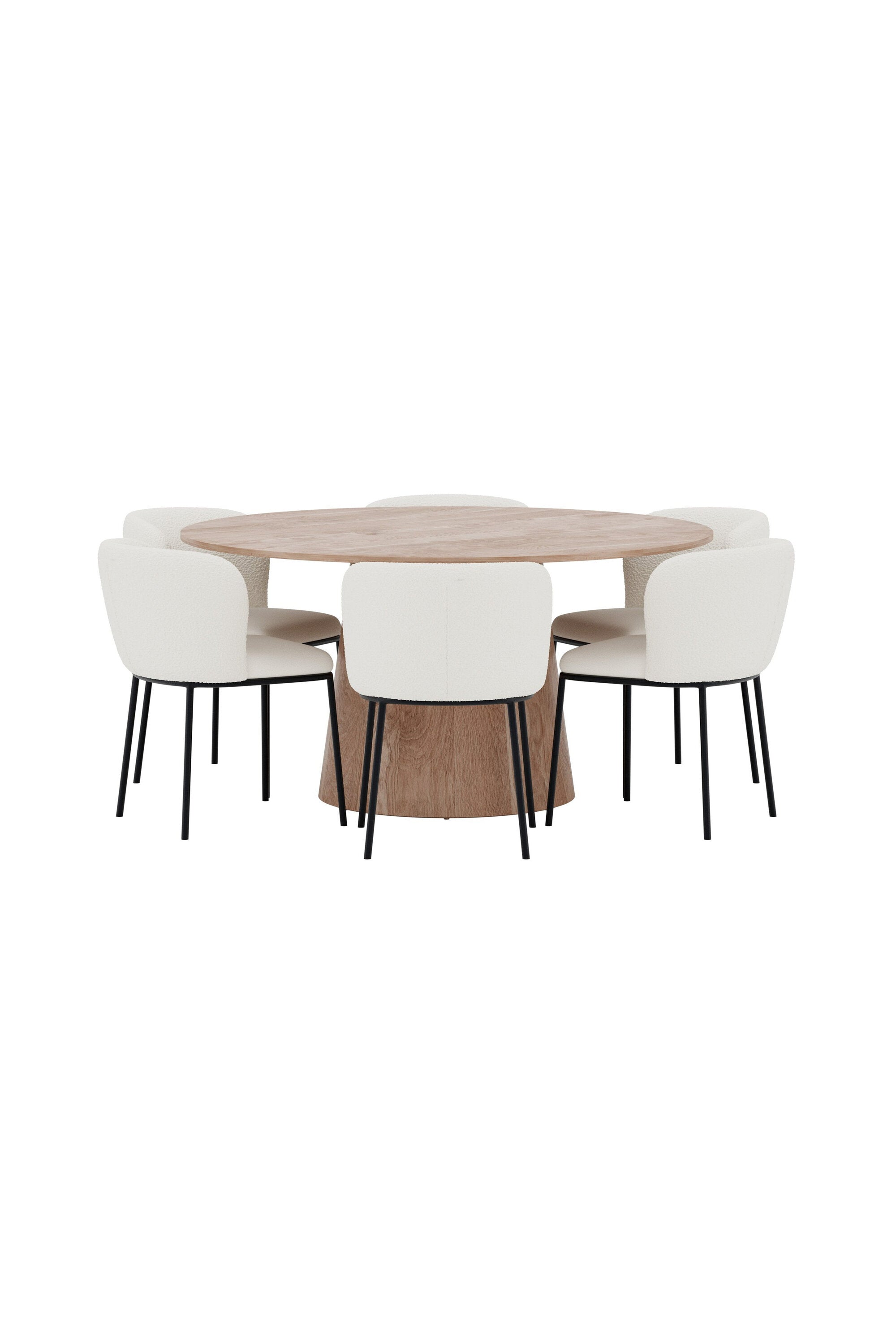 Lanzo Essgruppe mit Stühlen Edina in  präsentiert im Onlineshop von KAQTU Design AG. Bartischset ist von Venture Home