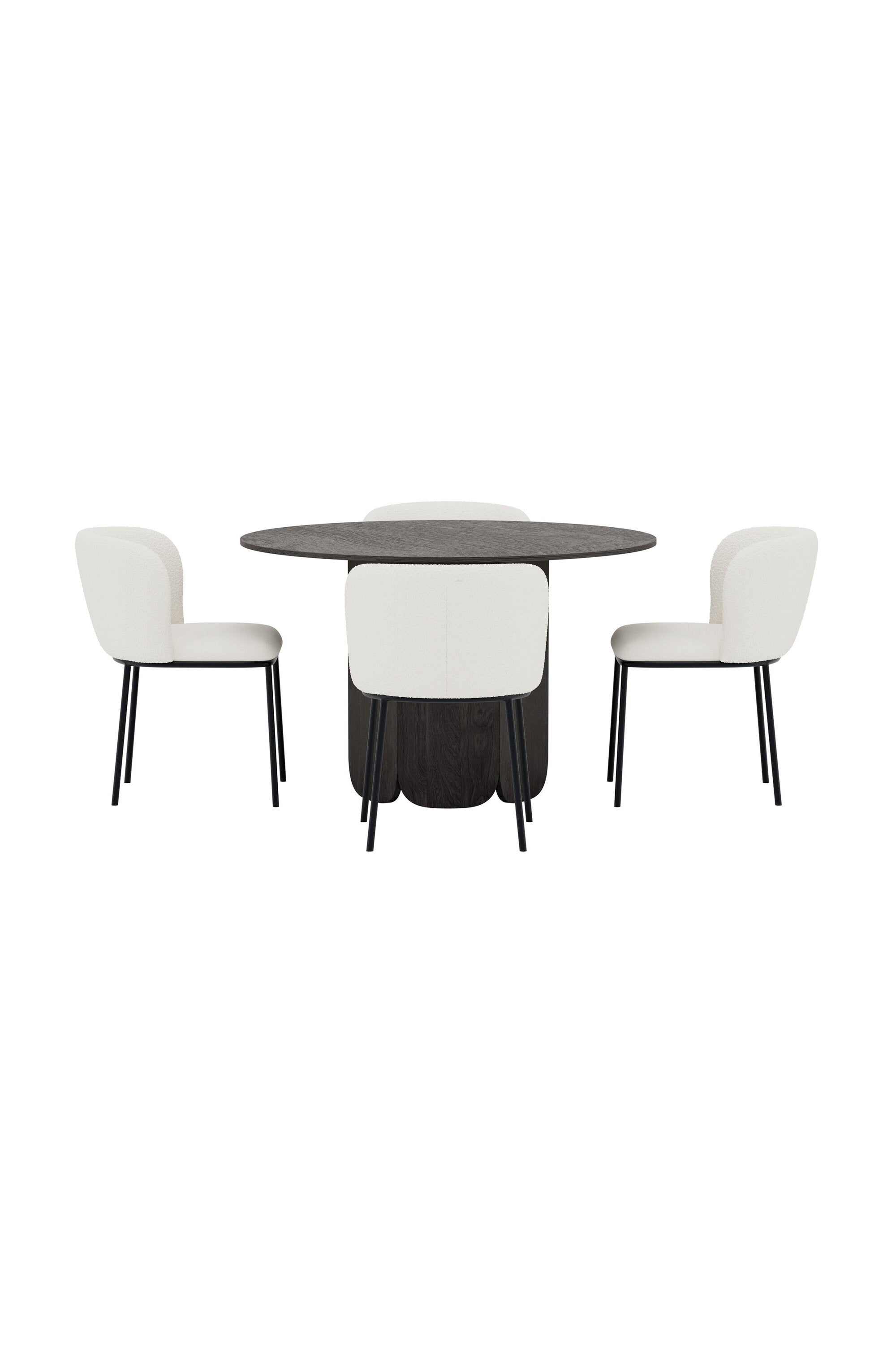 Tekla Essset mit Stühlen Edina in  präsentiert im Onlineshop von KAQTU Design AG. Bartischset ist von Venture Home