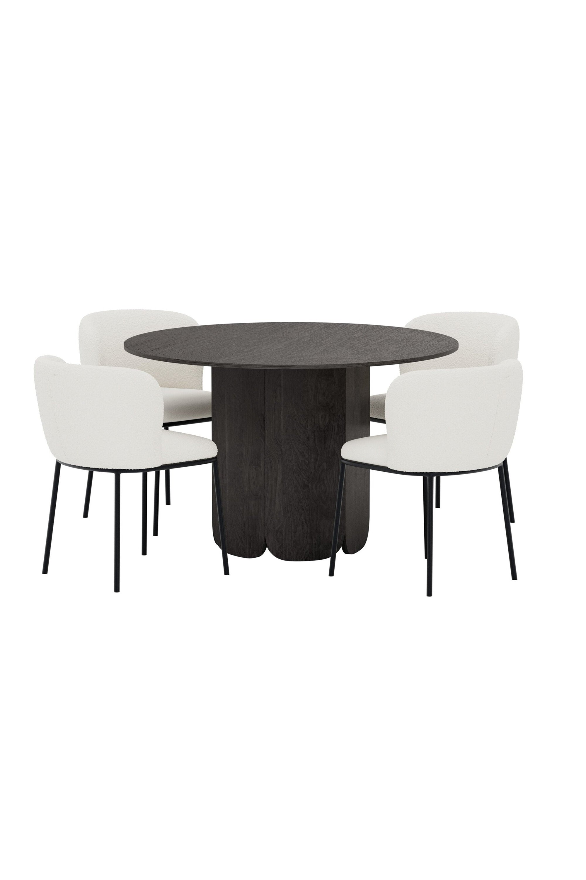 Tekla Essset mit Stühlen Edina in  präsentiert im Onlineshop von KAQTU Design AG. Bartischset ist von Venture Home