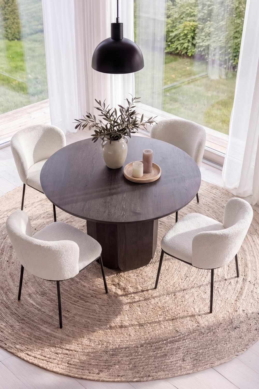 Tekla Essset mit Stühlen Edina in  präsentiert im Onlineshop von KAQTU Design AG. Bartischset ist von Venture Home