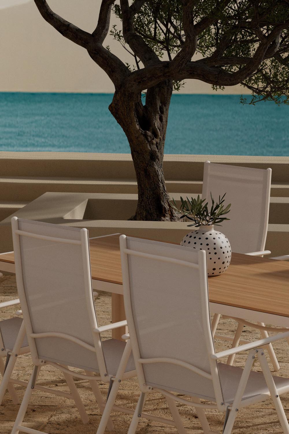 Esstisch mit Esstischstühlen in  präsentiert im Onlineshop von KAQTU Design AG. Gartentischset ist von Venture Home