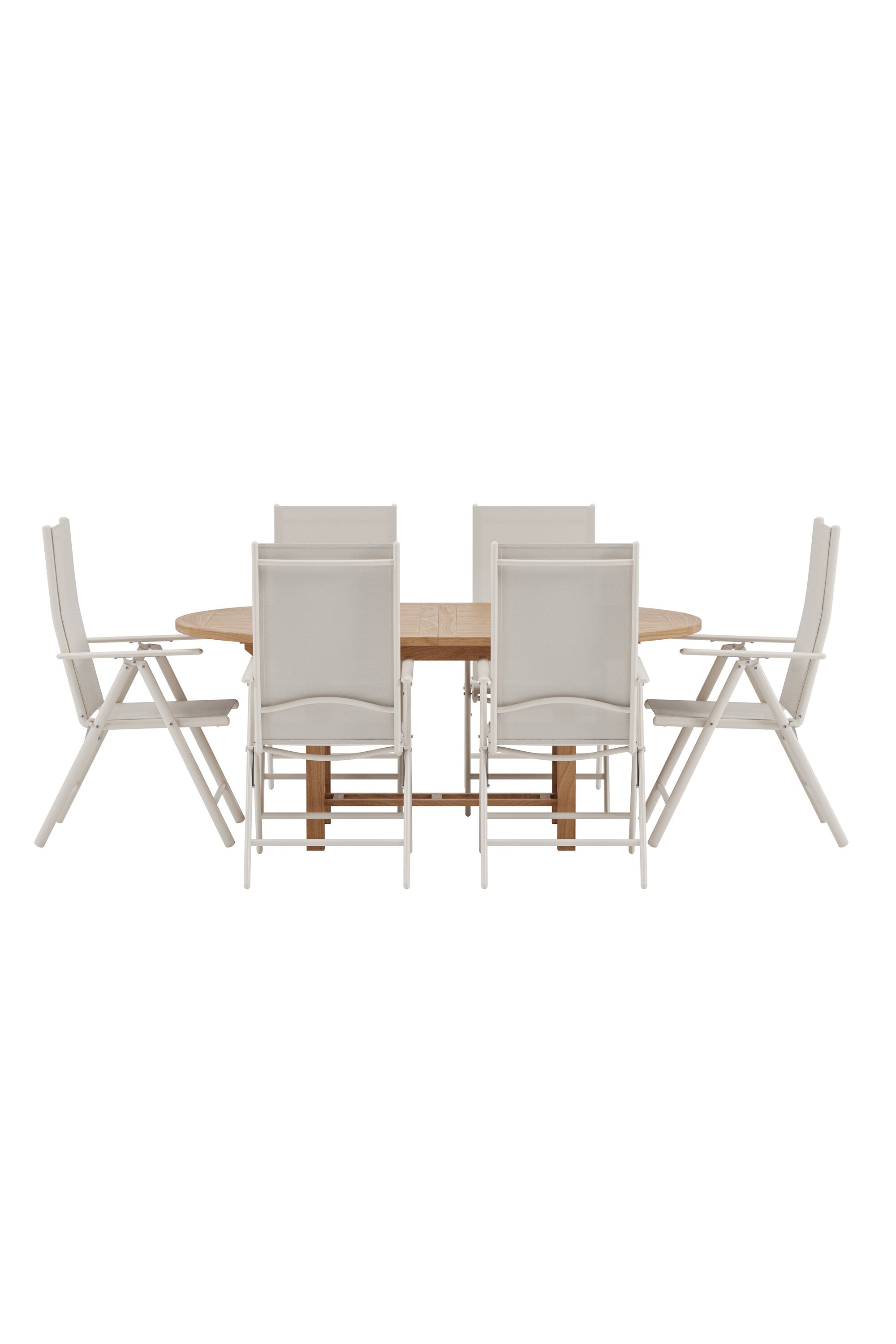 Esstisch Kenya mit Break Stühlen in  präsentiert im Onlineshop von KAQTU Design AG. Gartentischset ist von Venture Home