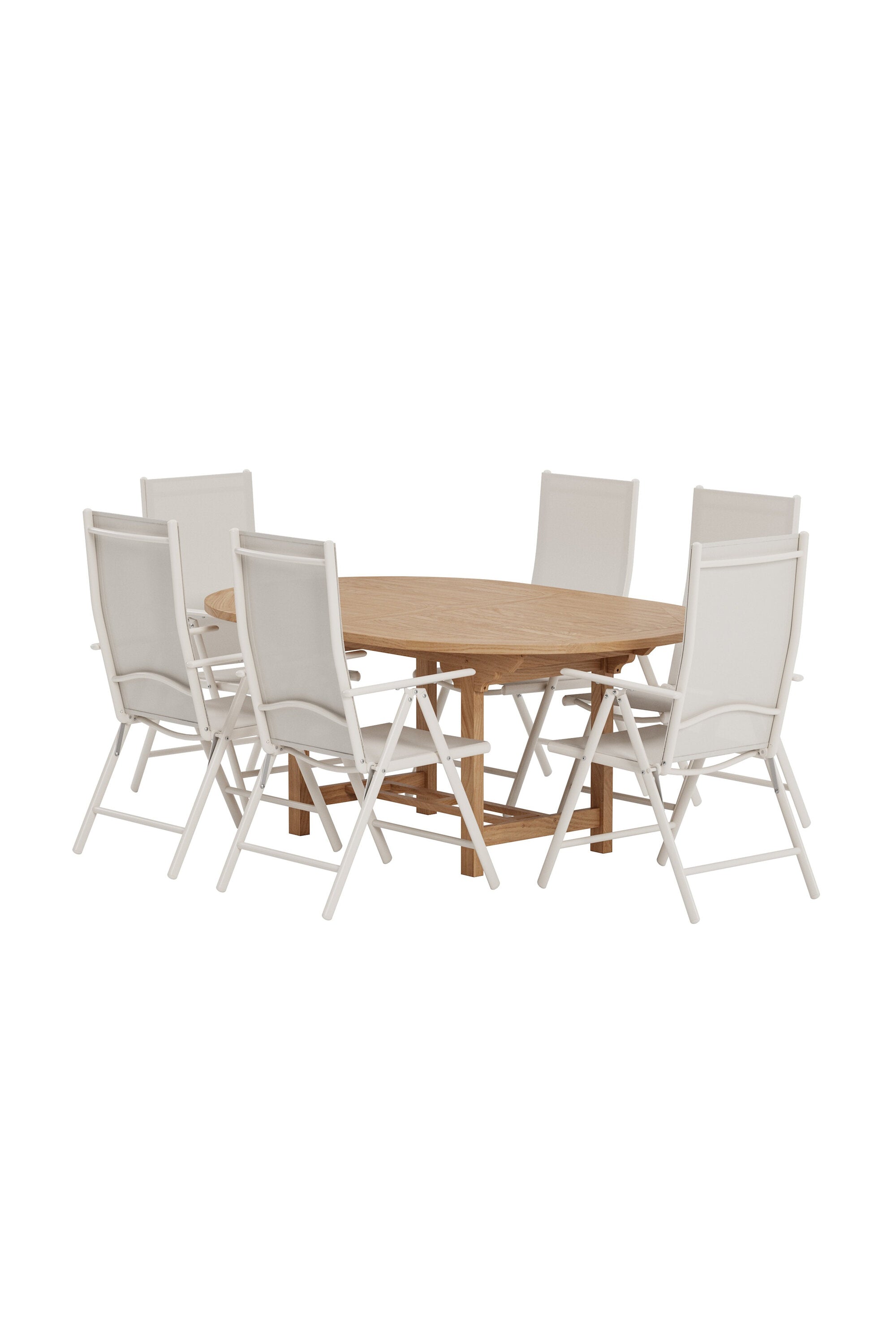 Esstisch Kenya mit Break Stühlen in  präsentiert im Onlineshop von KAQTU Design AG. Gartentischset ist von Venture Home