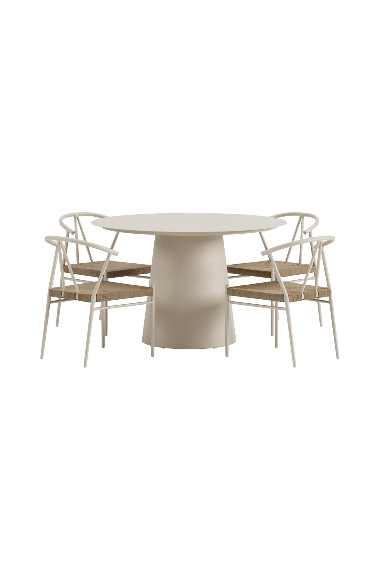 Lanzo Esszimmertisch mit Alfons Stühlen in  präsentiert im Onlineshop von KAQTU Design AG. Gartentischset ist von Venture Home