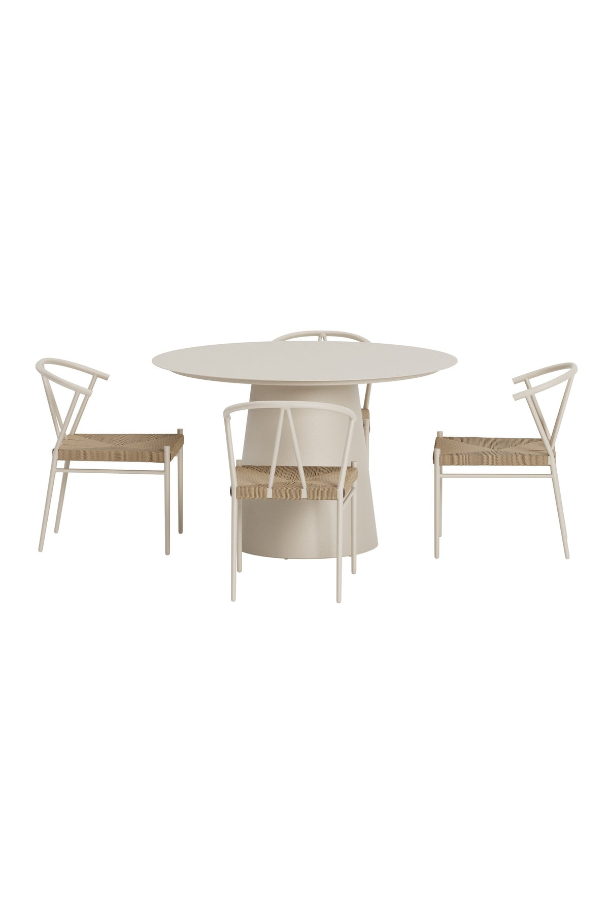 Lanzo Esszimmertisch mit Alfons Stühlen in  präsentiert im Onlineshop von KAQTU Design AG. Gartentischset ist von Venture Home