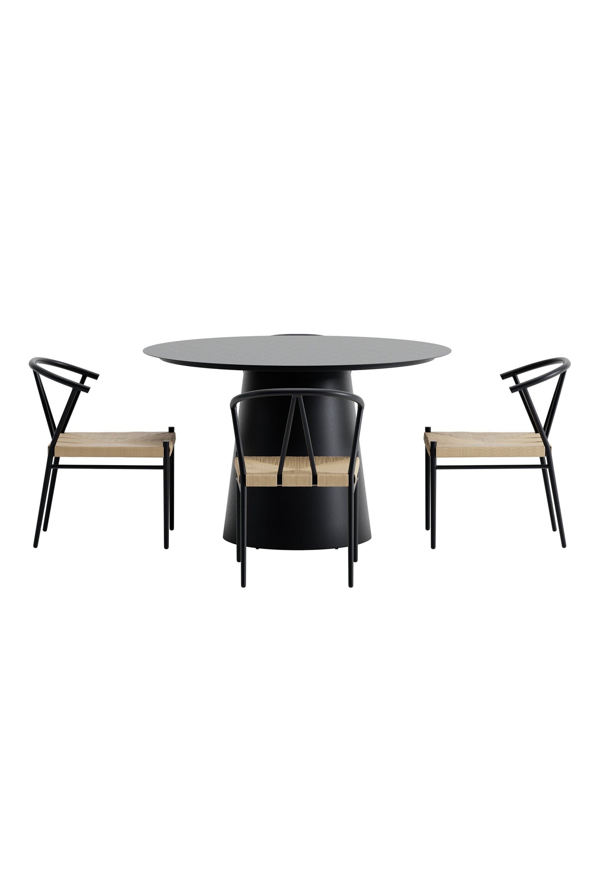 Lanzo Esszimmertisch mit Alfons Stühlen in  präsentiert im Onlineshop von KAQTU Design AG. Gartentischset ist von Venture Home
