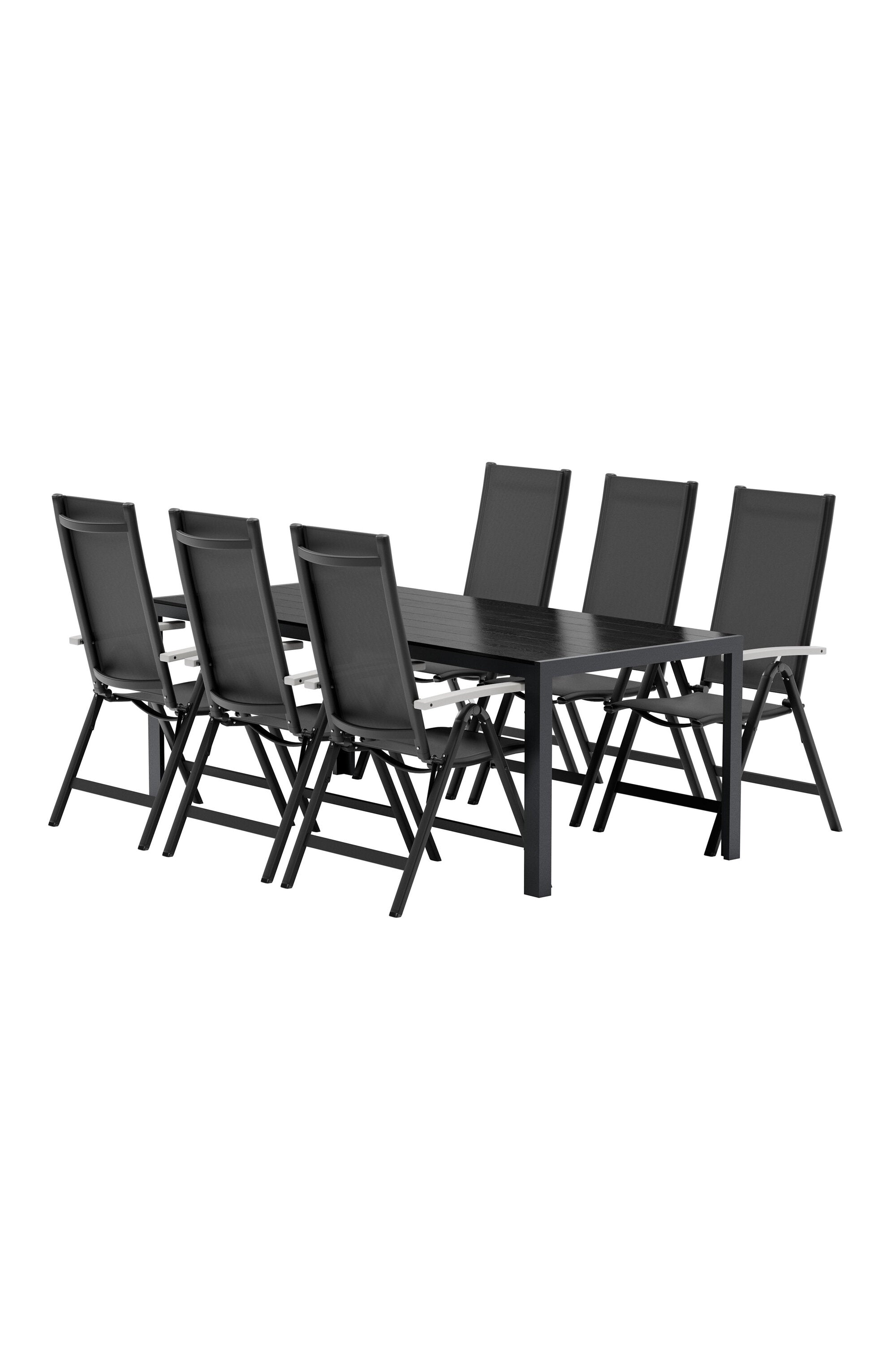 Break Esstisch mit Albany Stühlen in  präsentiert im Onlineshop von KAQTU Design AG. Gartentischset ist von Venture Home