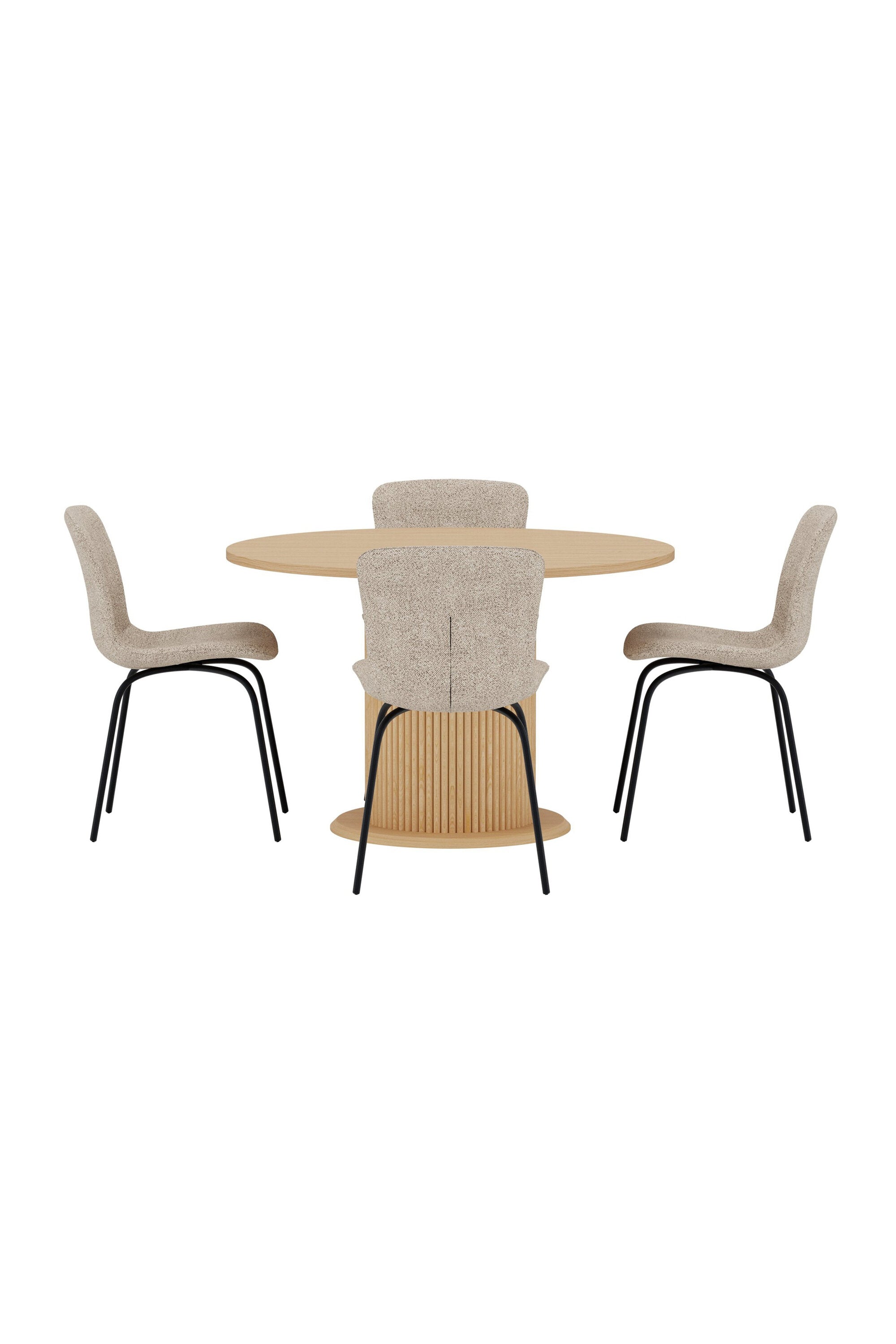 Reko Esstisch mit Linus Stühlen in  präsentiert im Onlineshop von KAQTU Design AG. Bartischset ist von Venture Home