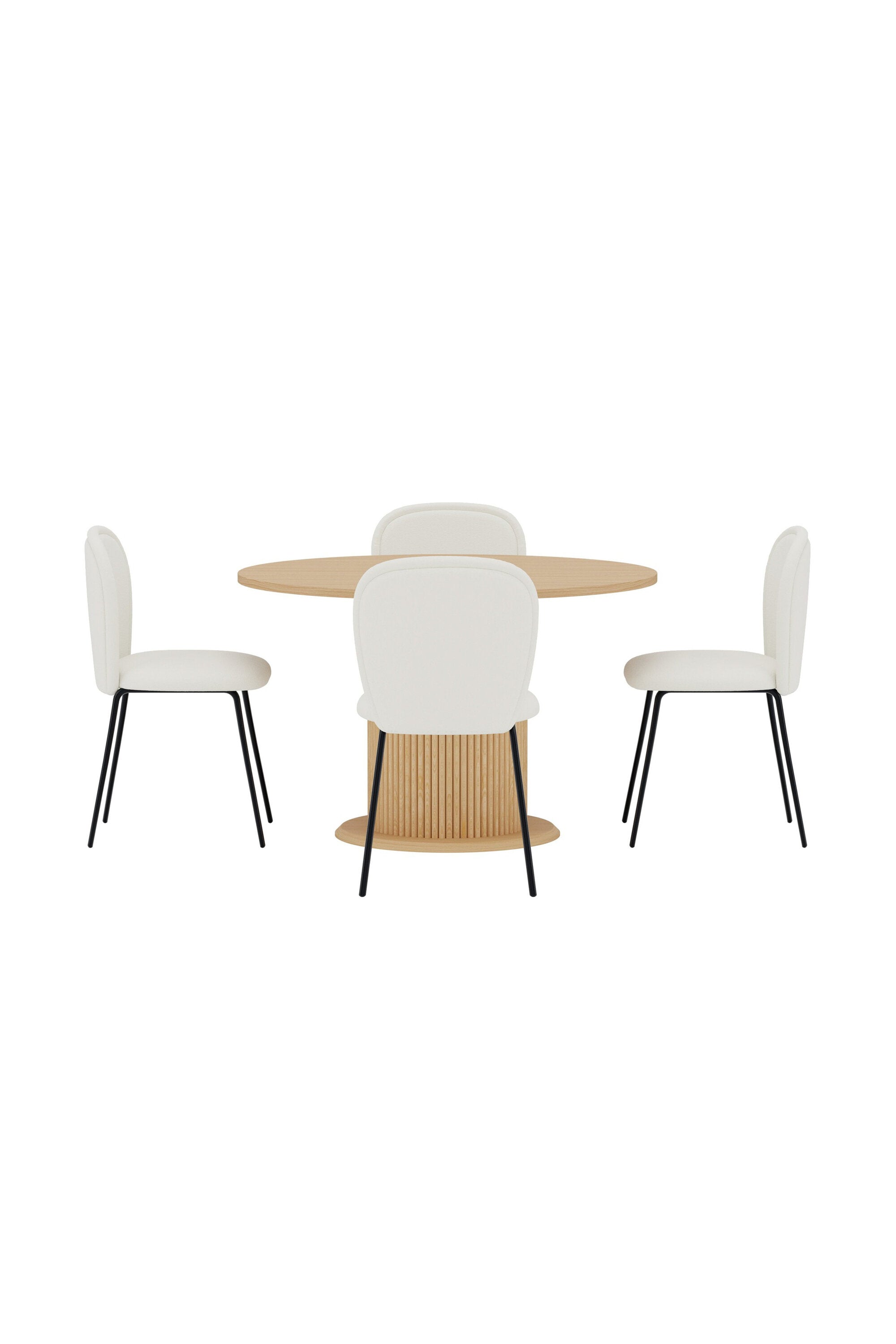 Reko Esstisch mit Stühlen von Carl in  präsentiert im Onlineshop von KAQTU Design AG. Bartischset ist von Venture Home