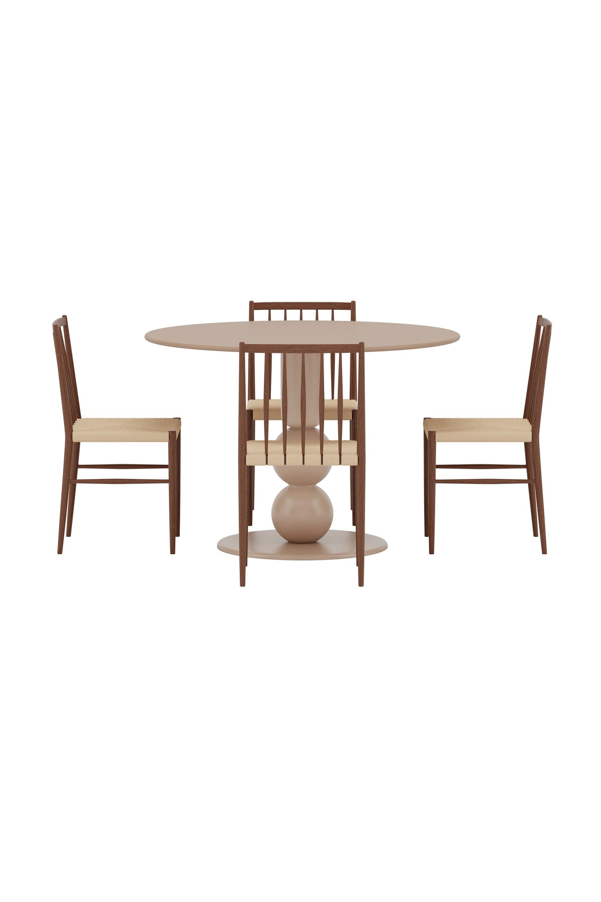 Boulevard Esstisch mit den Enes Stühlen in  präsentiert im Onlineshop von KAQTU Design AG. Bartischset ist von Venture Home