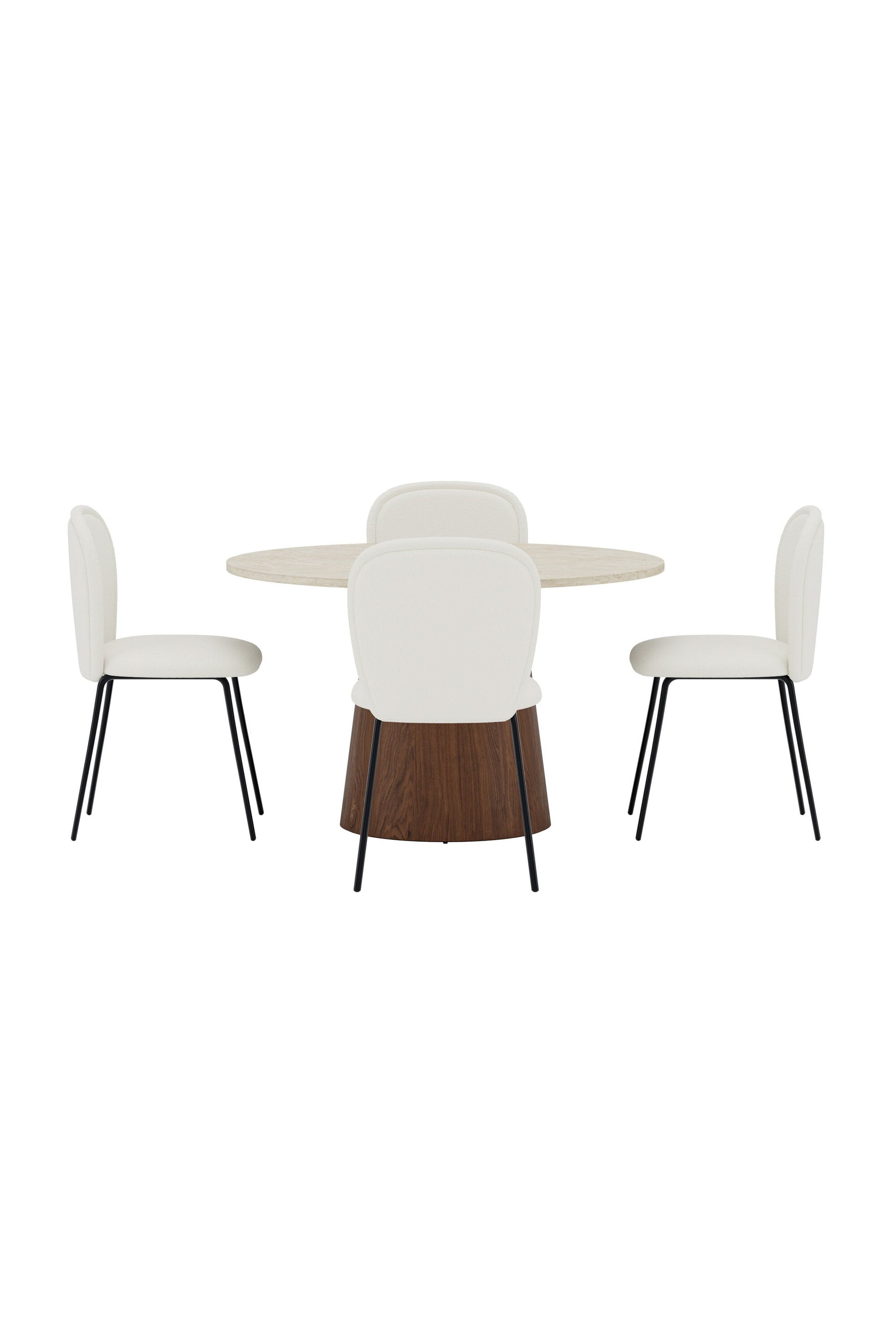 Lanzo Esstisch mit Carl Stühlen in  präsentiert im Onlineshop von KAQTU Design AG. Bartischset ist von Venture Home