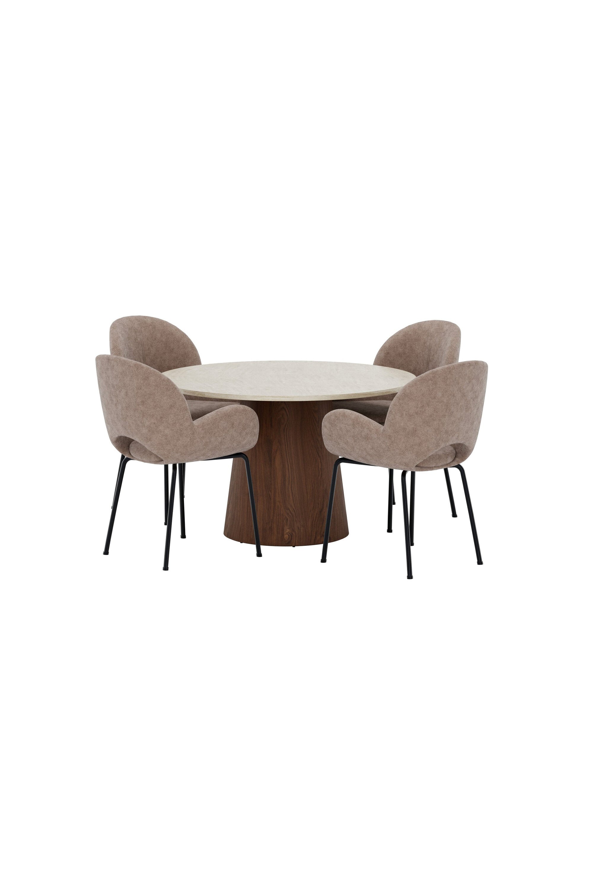 Lanzo Esstisch mit Florensa Stühlen in  präsentiert im Onlineshop von KAQTU Design AG. Bartischset ist von Venture Home