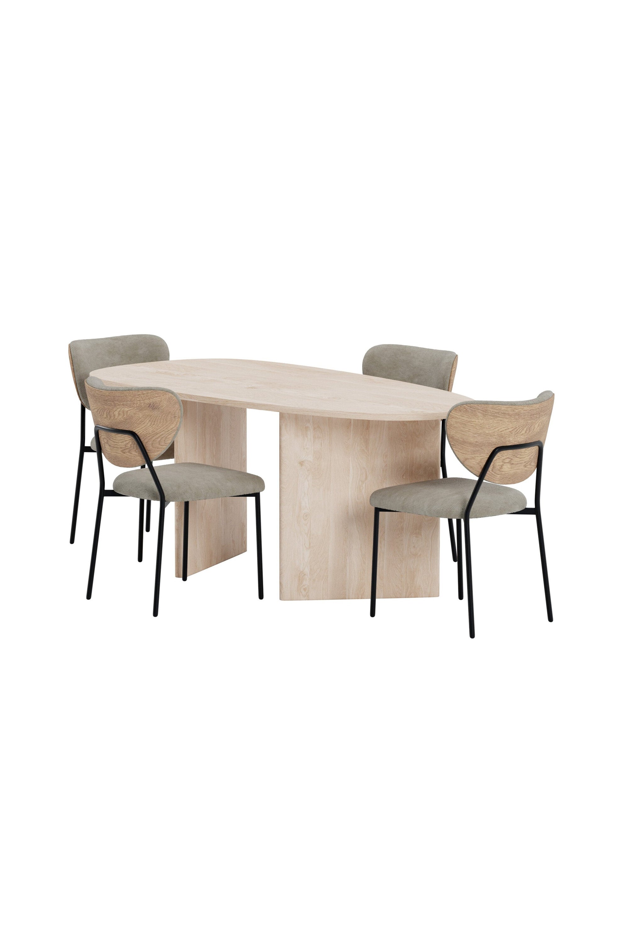 Grönvik Esstisch mit Butterfly Stühlen in  präsentiert im Onlineshop von KAQTU Design AG. Esszimmerset ist von Venture Home