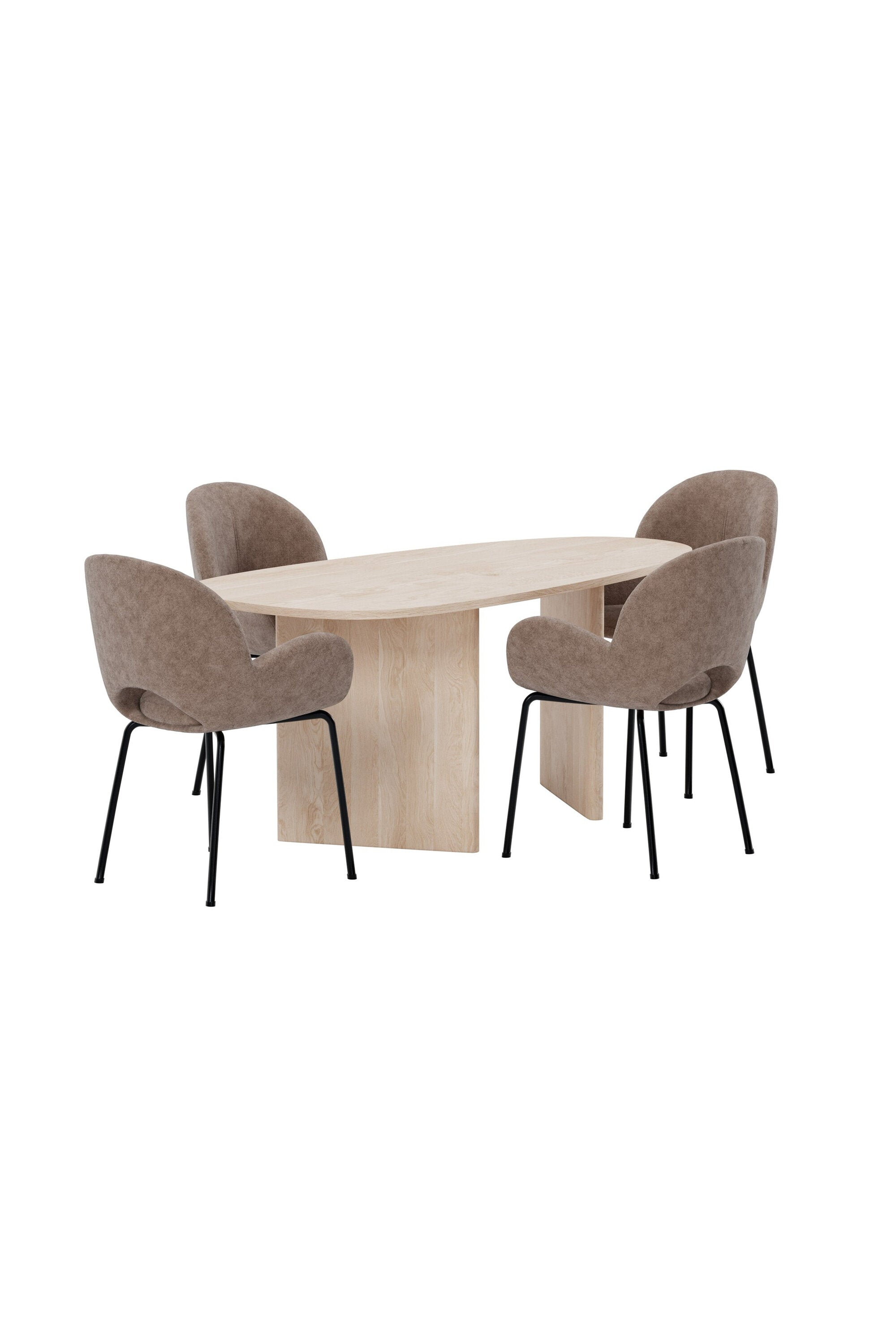 Grönvik Esstisch mit Florensa-Stühlen in  präsentiert im Onlineshop von KAQTU Design AG. Esszimmerset ist von Venture Home
