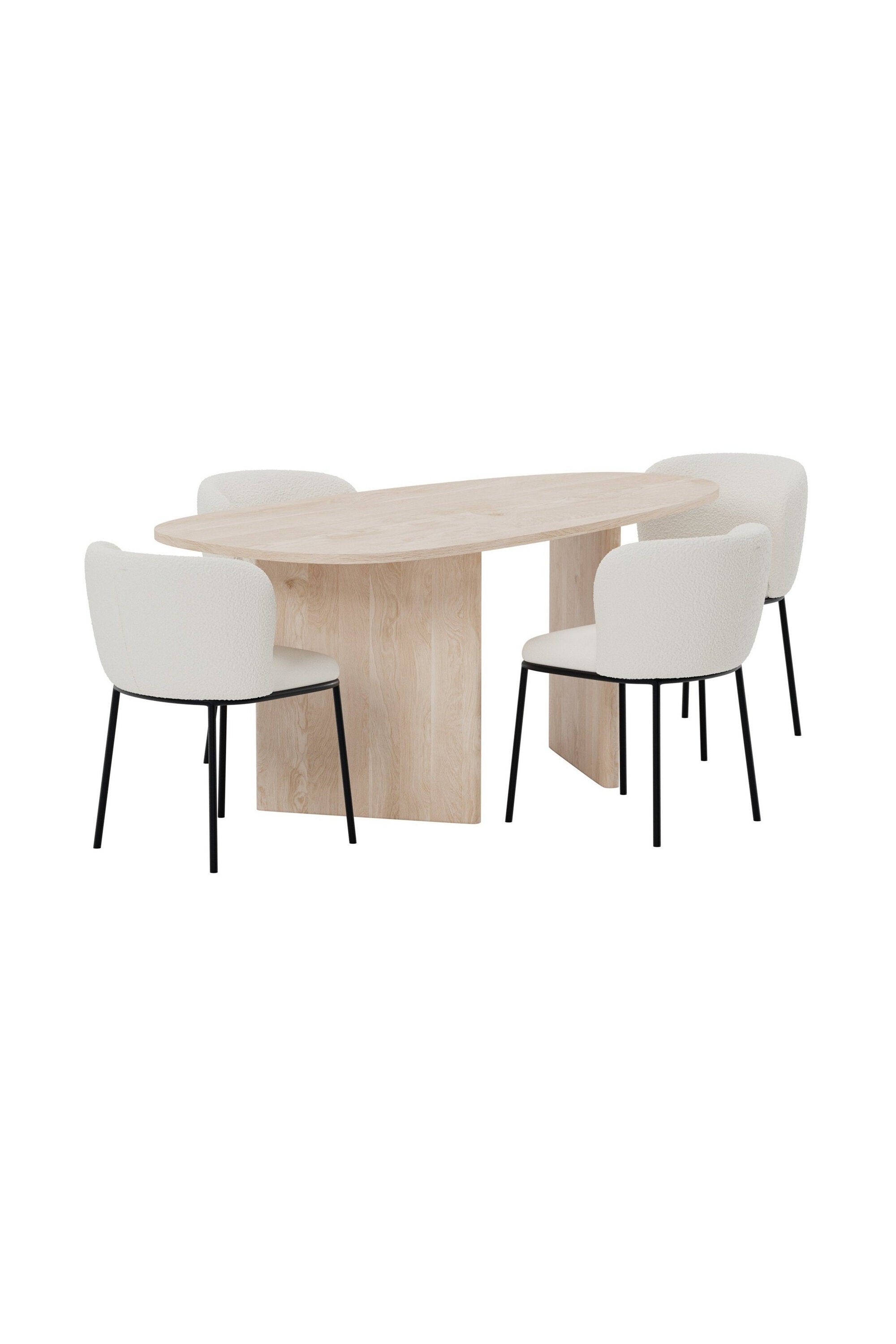 Grönvik Esstisch mit Stühlen von Edina in  präsentiert im Onlineshop von KAQTU Design AG. Esszimmerset ist von Venture Home