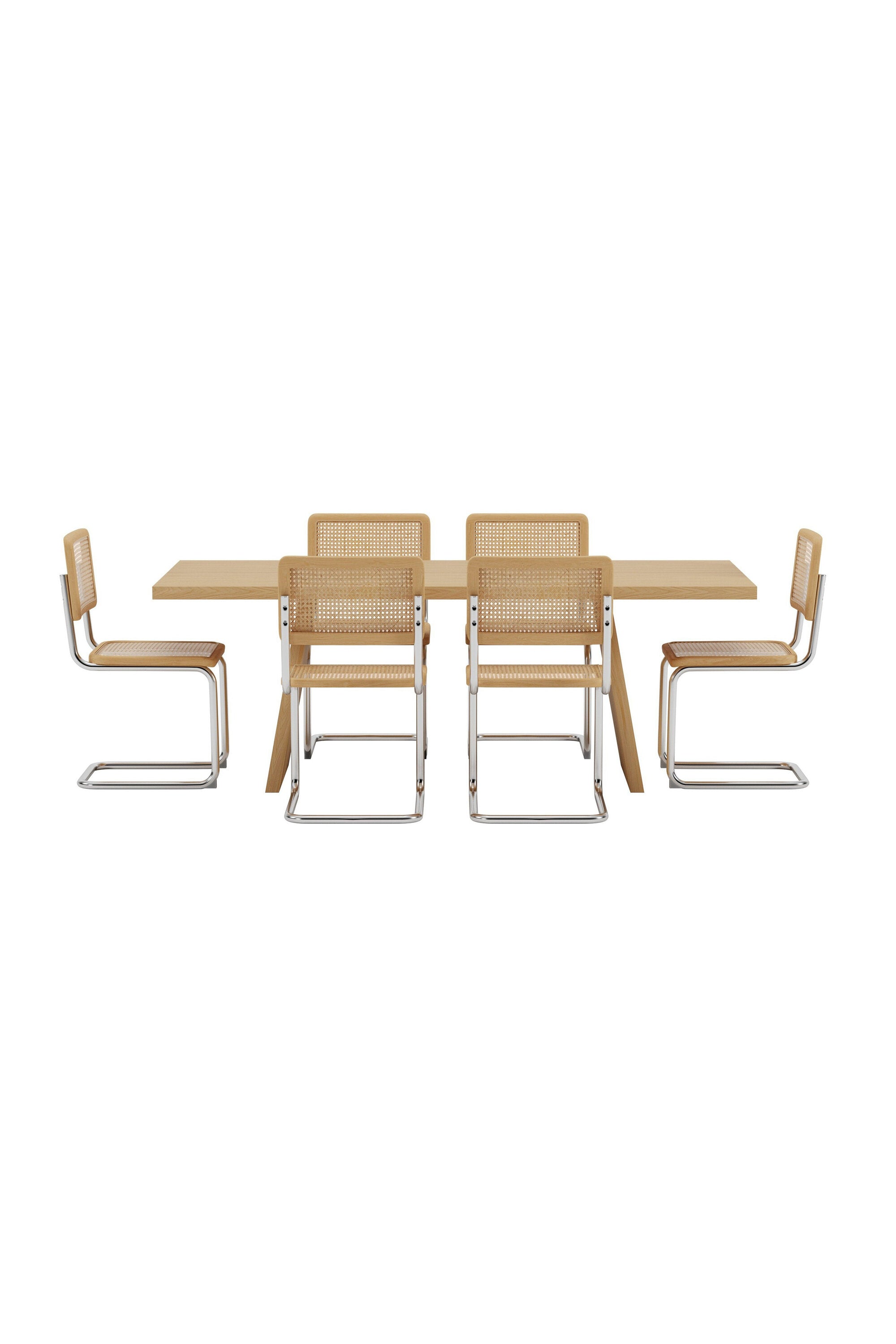 Logga Esstisch mit Robert Stühlen in  präsentiert im Onlineshop von KAQTU Design AG. Esszimmerset ist von Venture Home