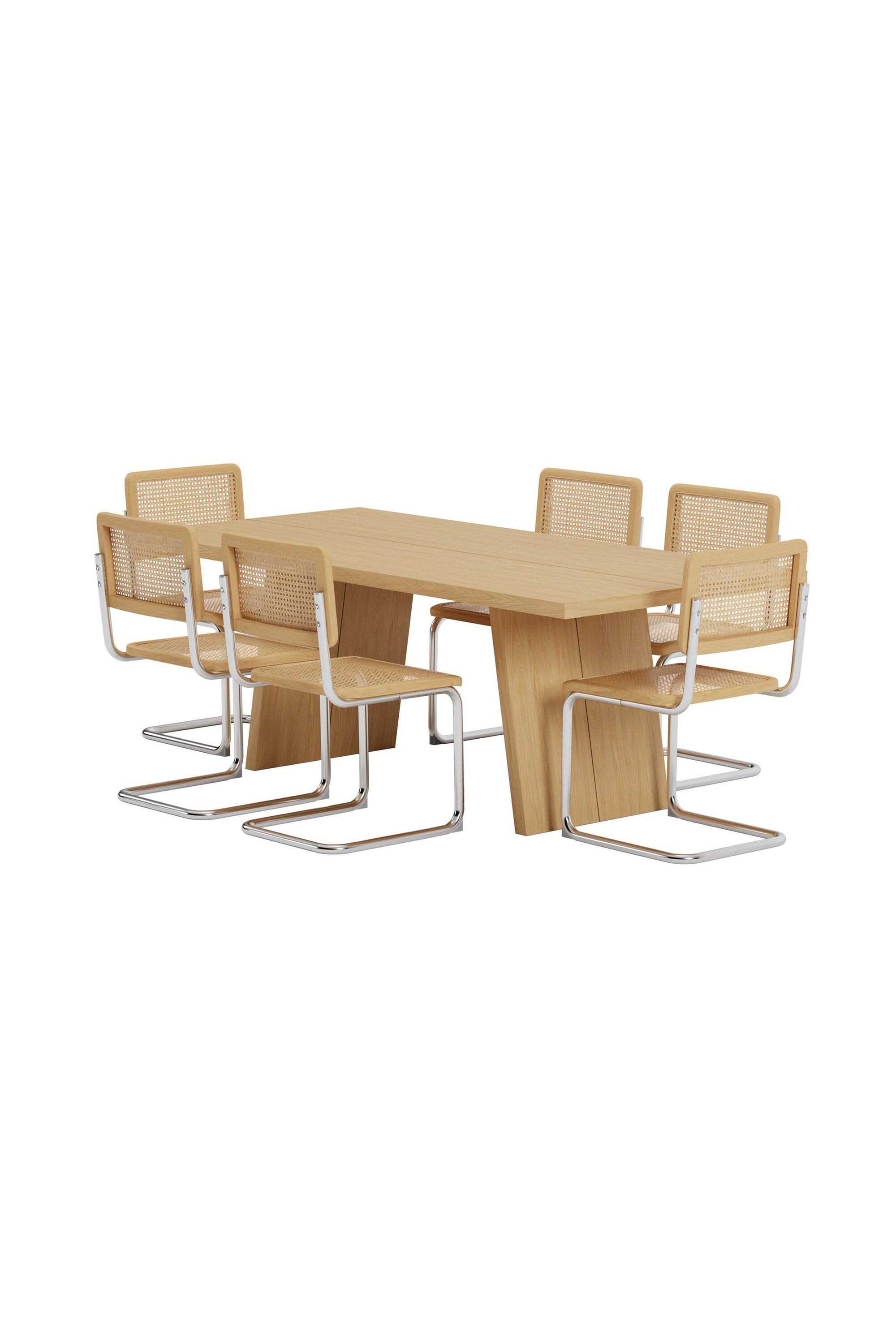 Logga Esstisch mit Robert Stühlen in  präsentiert im Onlineshop von KAQTU Design AG. Esszimmerset ist von Venture Home