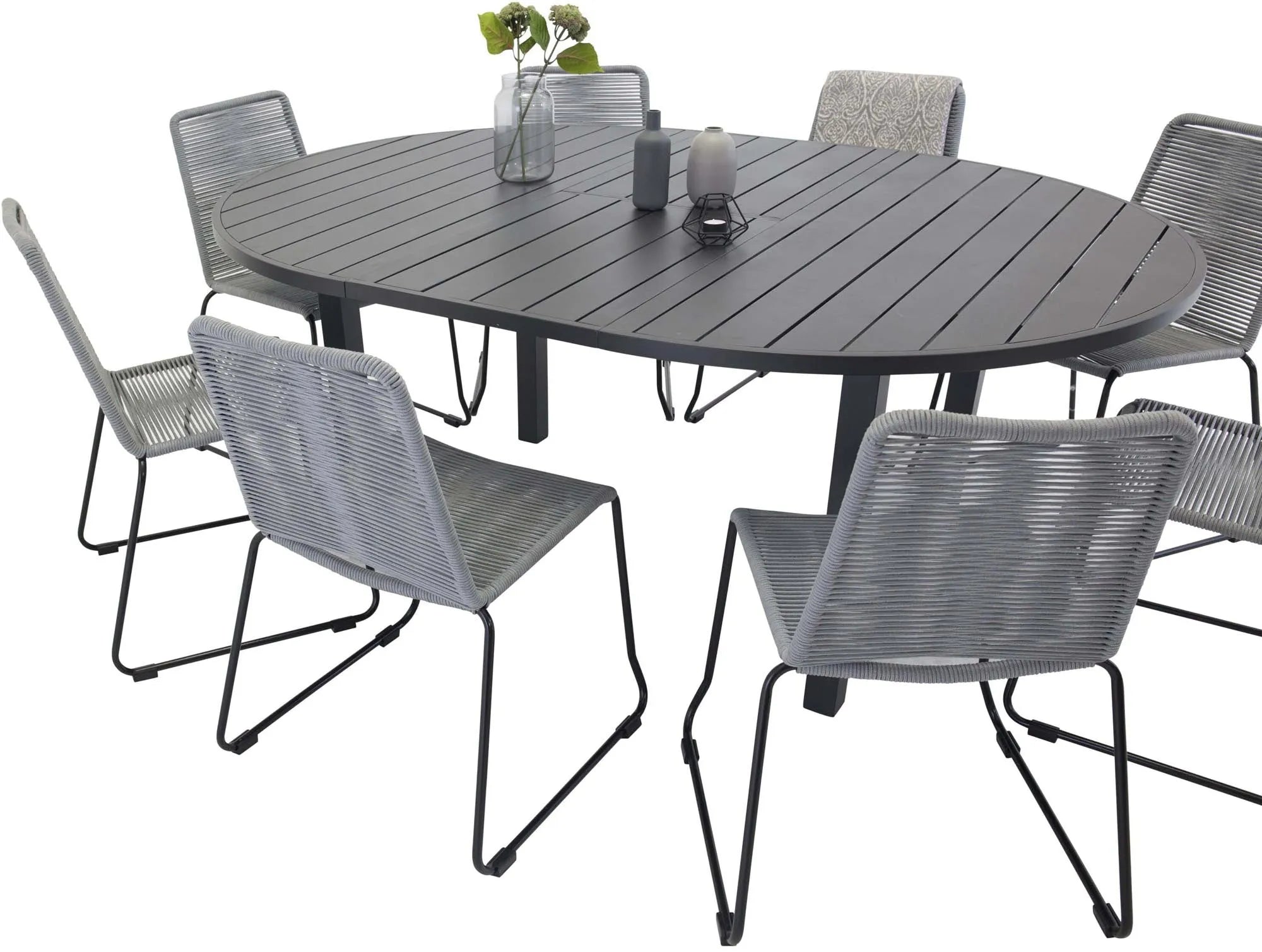 Elegantes Marbella Tischset für stilvolle Outdoor-Dinner von Venture Home.