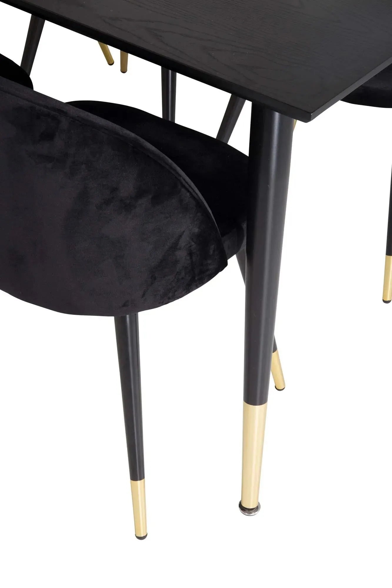Luxuriöses Dipp Esszimmerset 180cm für 6 Personen, samtig, von Venture Home.