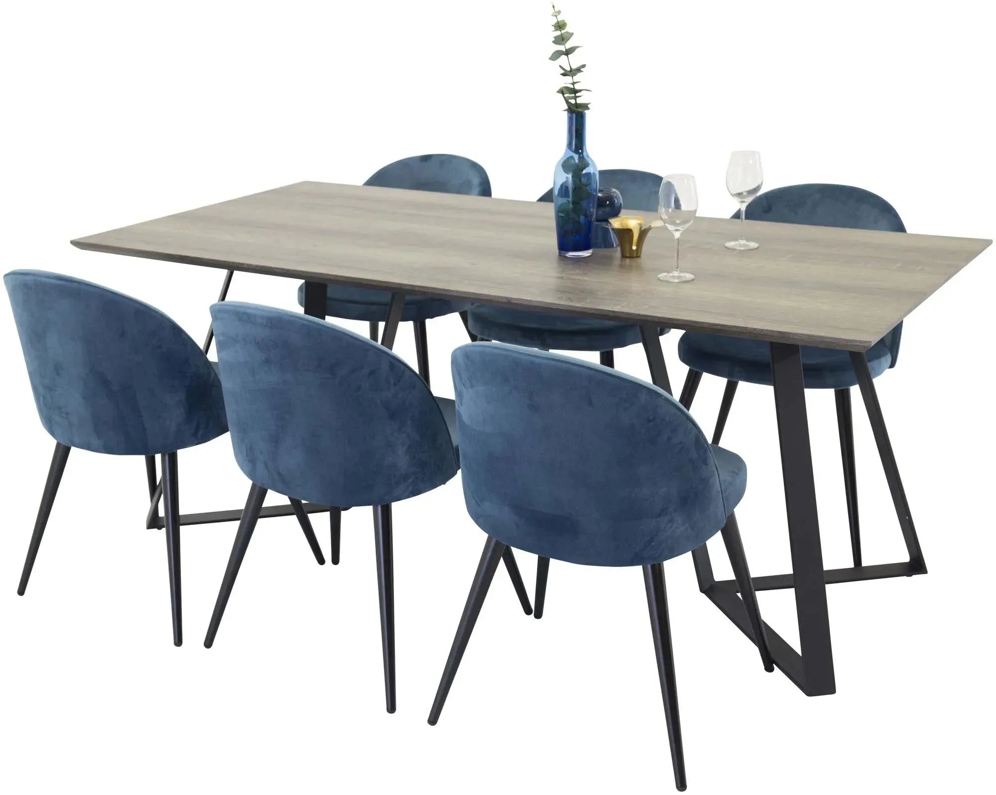 Marina Esszimmerset Velvet: Luxuriöses Ambiente für Ihr Zuhause.