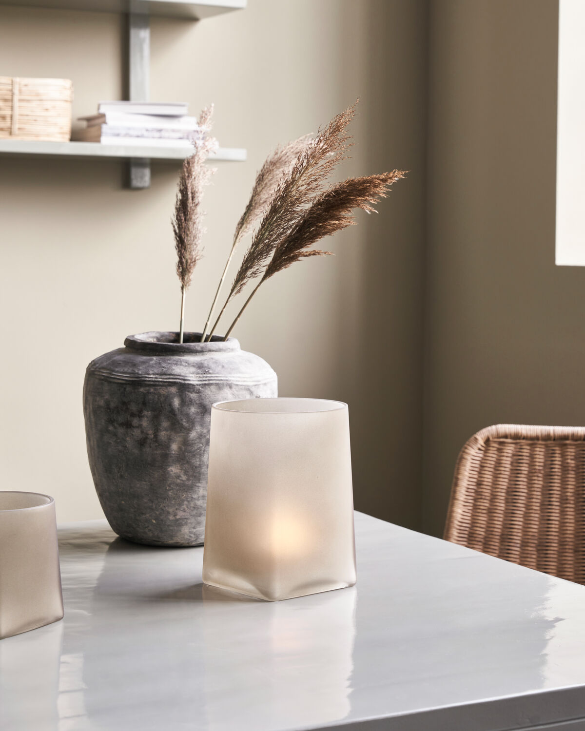 Kerzenständer, HDMade, Hellbraun in Hellbraun präsentiert im Onlineshop von KAQTU Design AG. Kerzenständer ist von House Doctor