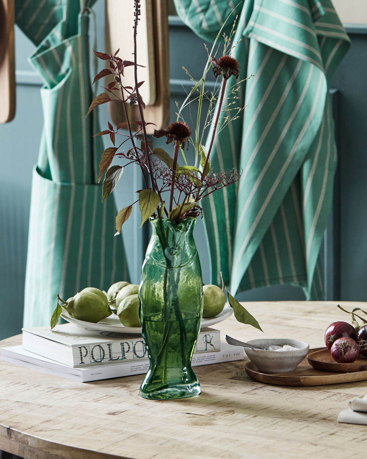 Vase, HDFish, Grün in Grün präsentiert im Onlineshop von KAQTU Design AG. Vase ist von House Doctor