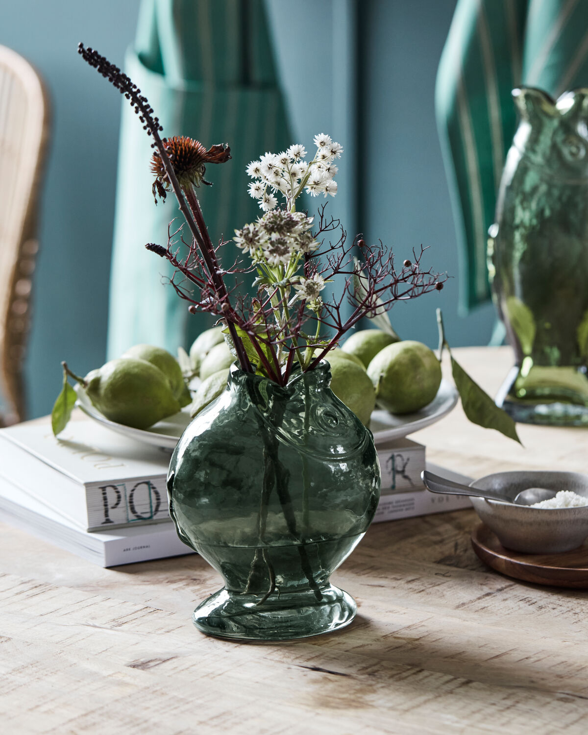 Vase, HDFish, Rauchgrau in Rauchgrau präsentiert im Onlineshop von KAQTU Design AG. Vase ist von House Doctor