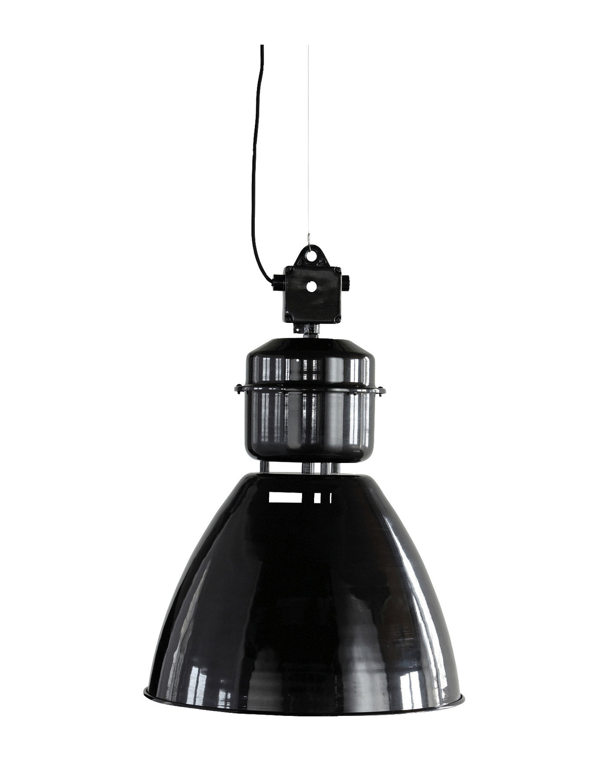 Lampe, Volumen in Schwarz präsentiert im Onlineshop von KAQTU Design AG. Pendelleuchte ist von House Doctor