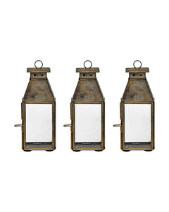 Windlicht, HDTilka, Antikes Messing-Finish