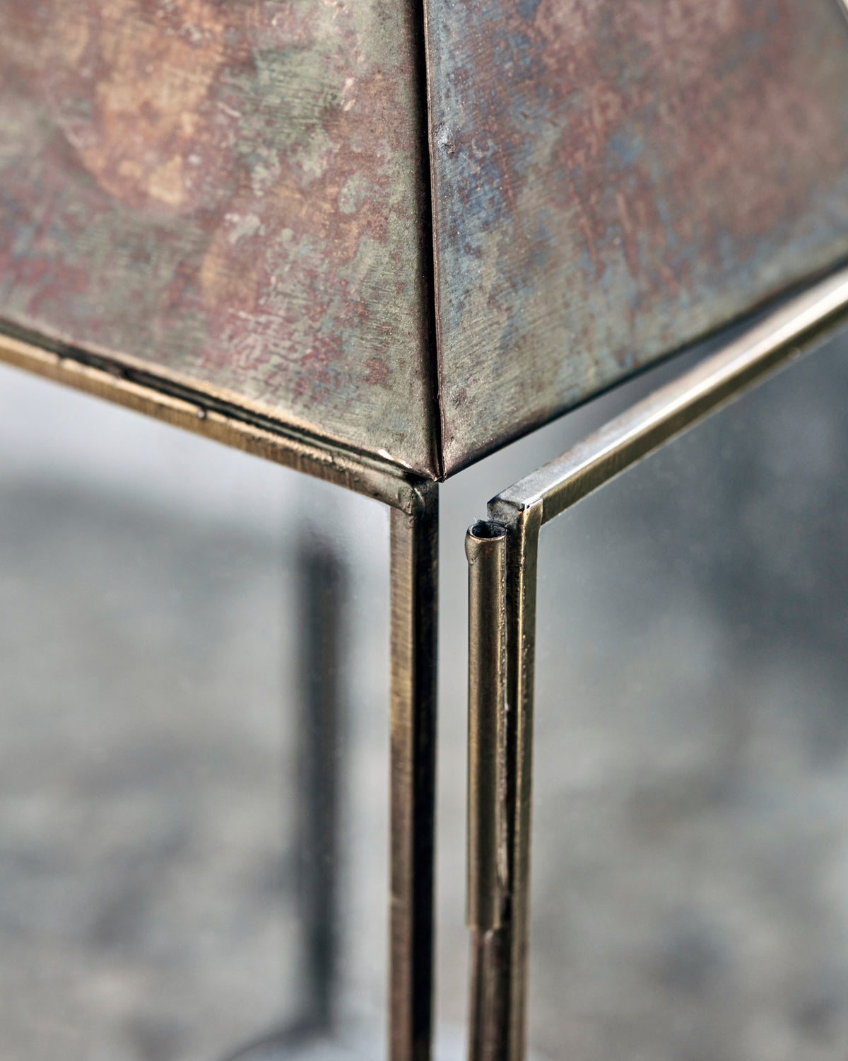 Windlicht, HDTilka, Antikes Messing-Finish in Antikes Messing-Finish präsentiert im Onlineshop von KAQTU Design AG. Laterne ist von House Doctor