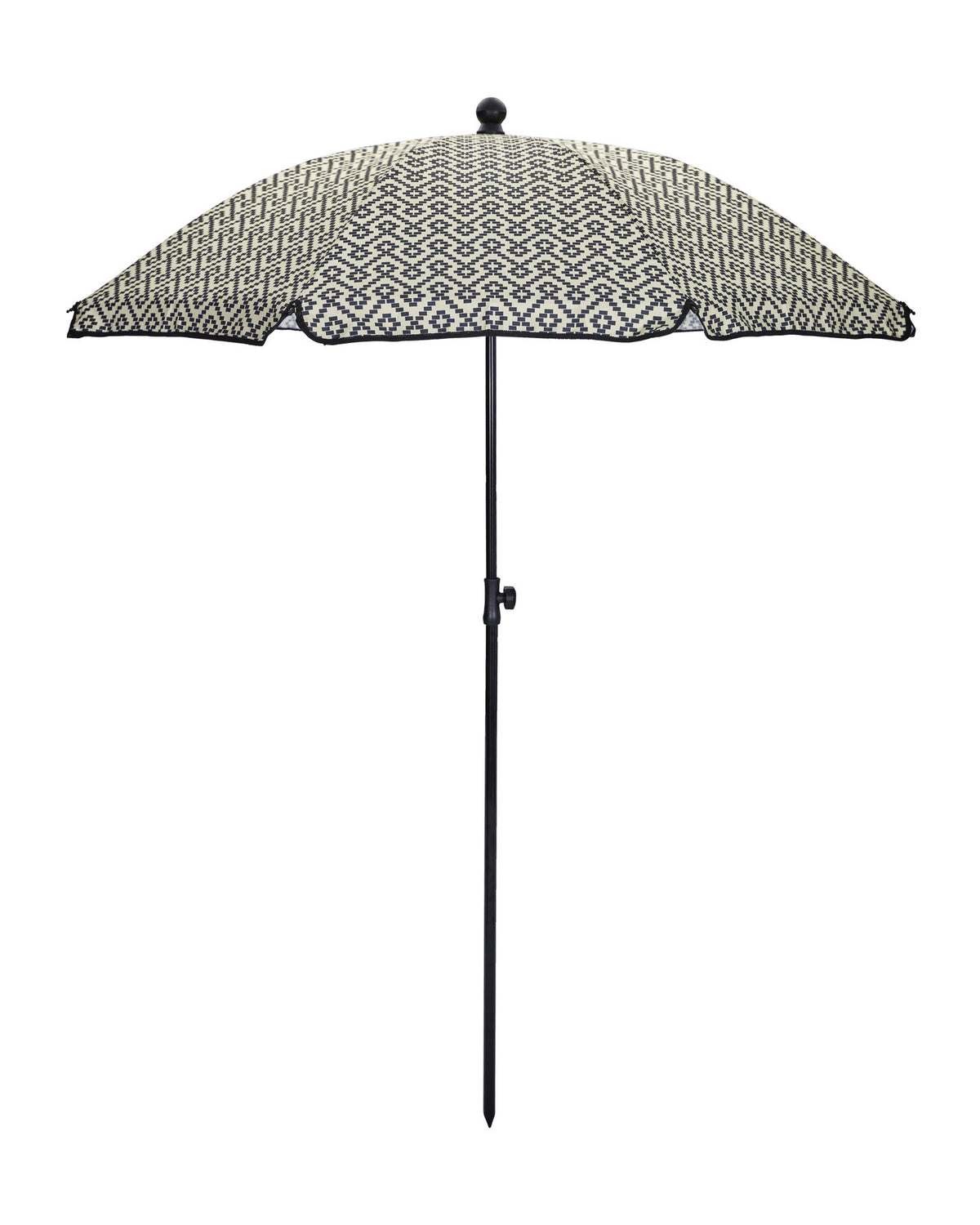 Strand-/Gartenschirm, HDPort in Black/Sand präsentiert im Onlineshop von KAQTU Design AG. Sonnenschirm ist von House Doctor