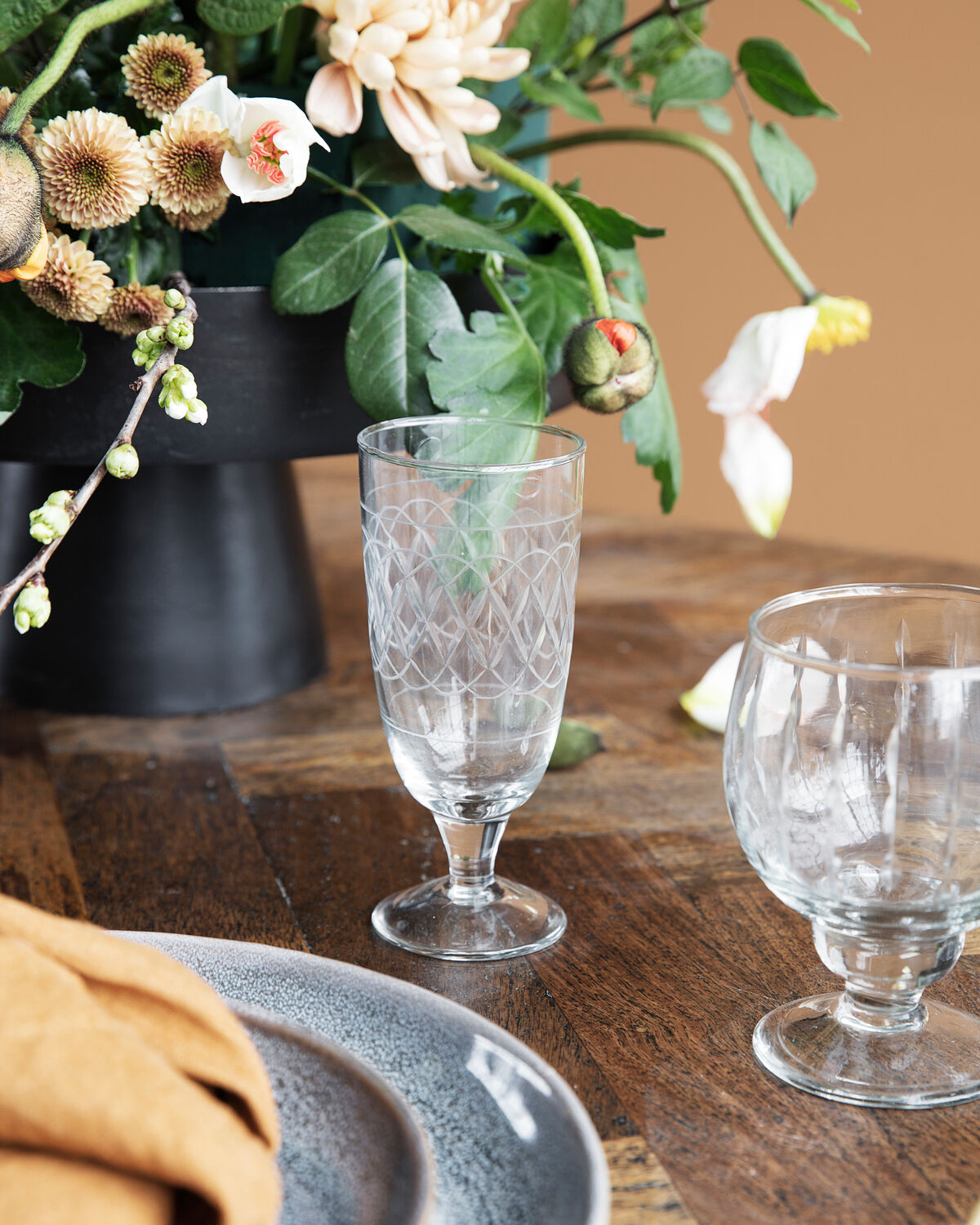 Bierglas, Vintage in Transparent präsentiert im Onlineshop von KAQTU Design AG. Glas ist von House Doctor