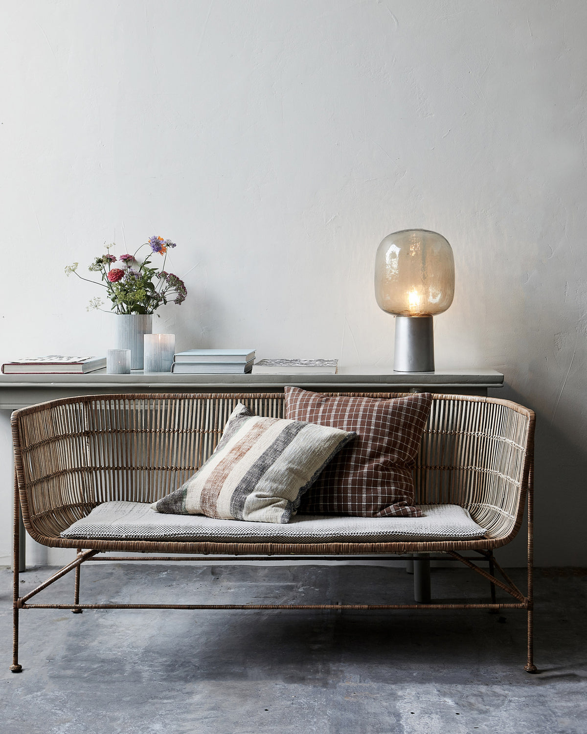 Sofa, Cuun in Natur präsentiert im Onlineshop von KAQTU Design AG. 2er Sofa ist von House Doctor