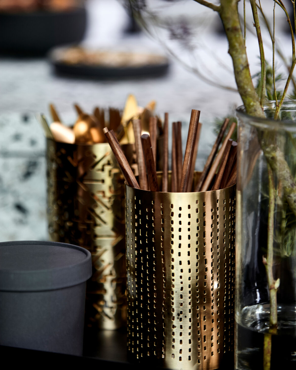 Essstäbchen, Nature in Braun präsentiert im Onlineshop von KAQTU Design AG. Besteck ist von House Doctor;Essstäbchen, Nature in Braun präsentiert im Onlineshop von KAQTU Design AG. Besteck ist von House Doctor