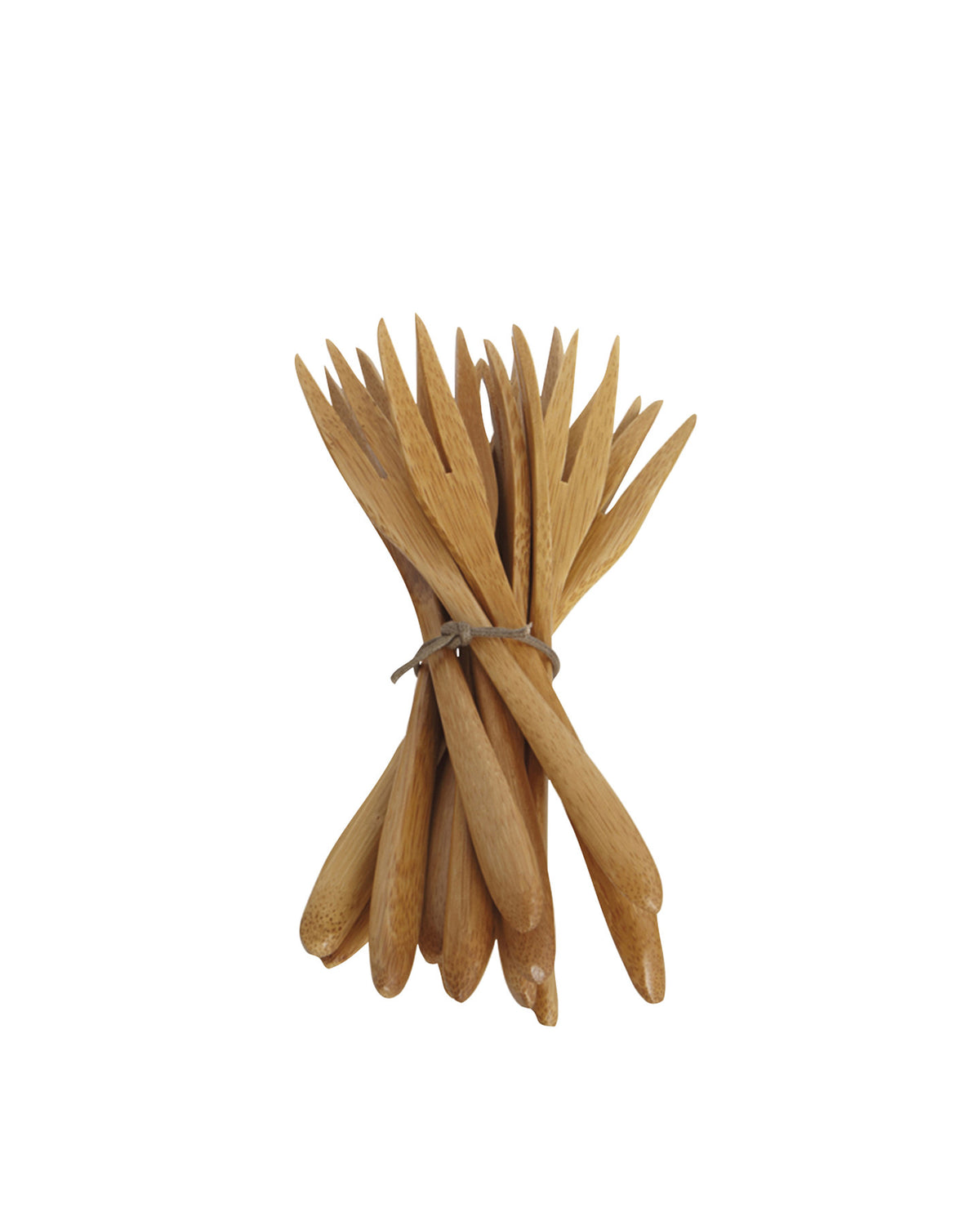 Gabel, Bamboo in Natur präsentiert im Onlineshop von KAQTU Design AG. Besteck ist von House Doctor
