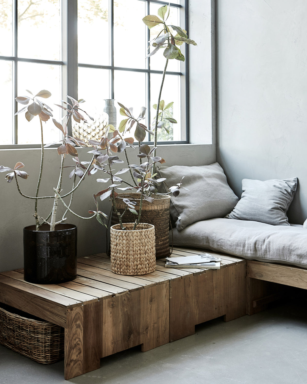 Tisch, Woodie in Natur präsentiert im Onlineshop von KAQTU Design AG. Loungetisch ist von House Doctor