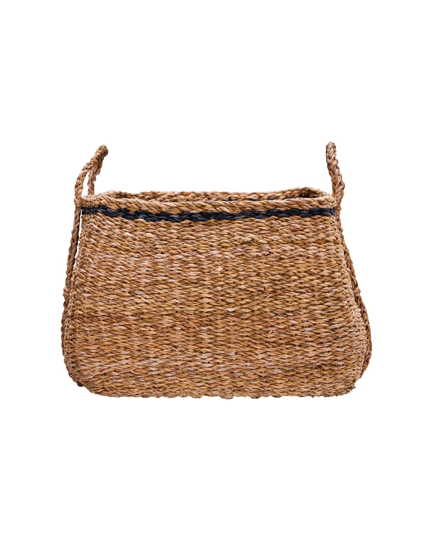 Körbe, HDLaine, Natur;Schwarz in Natur, Schwarz präsentiert im Onlineshop von KAQTU Design AG. Aufbewahrungskorb ist von House Doctor
