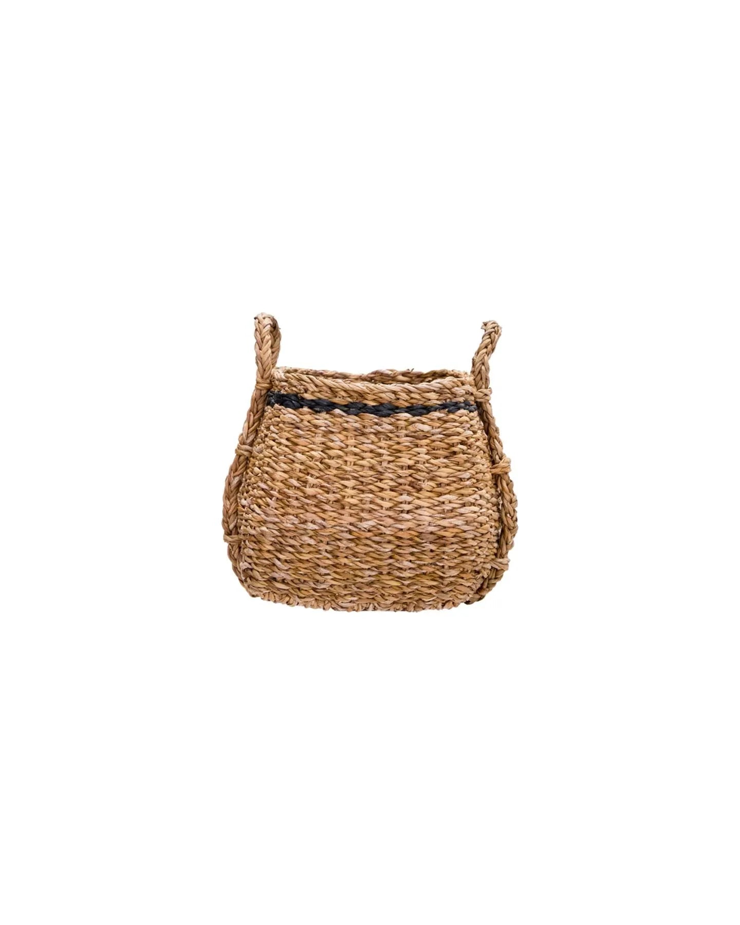Körbe, HDLaine, Natur;Schwarz in Natur, Schwarz präsentiert im Onlineshop von KAQTU Design AG. Aufbewahrungskorb ist von House Doctor