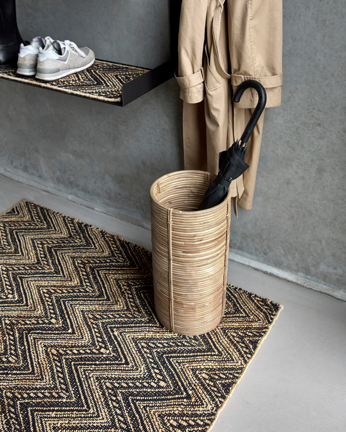 Aufbewahrungskorb, HDBella, Natur in Natur präsentiert im Onlineshop von KAQTU Design AG. Aufbewahrungskorb ist von House Doctor