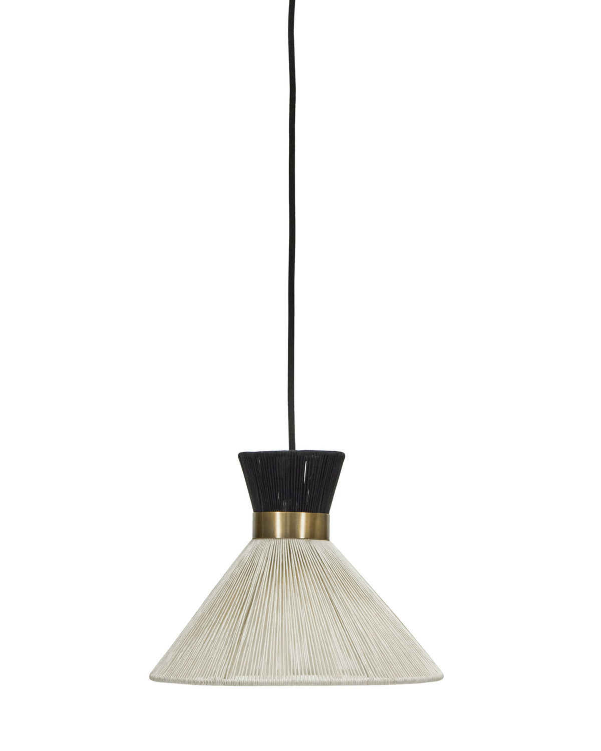 Lampe, HDCord, Schwarz in Schwarz präsentiert im Onlineshop von KAQTU Design AG. Pendelleuchte ist von House Doctor