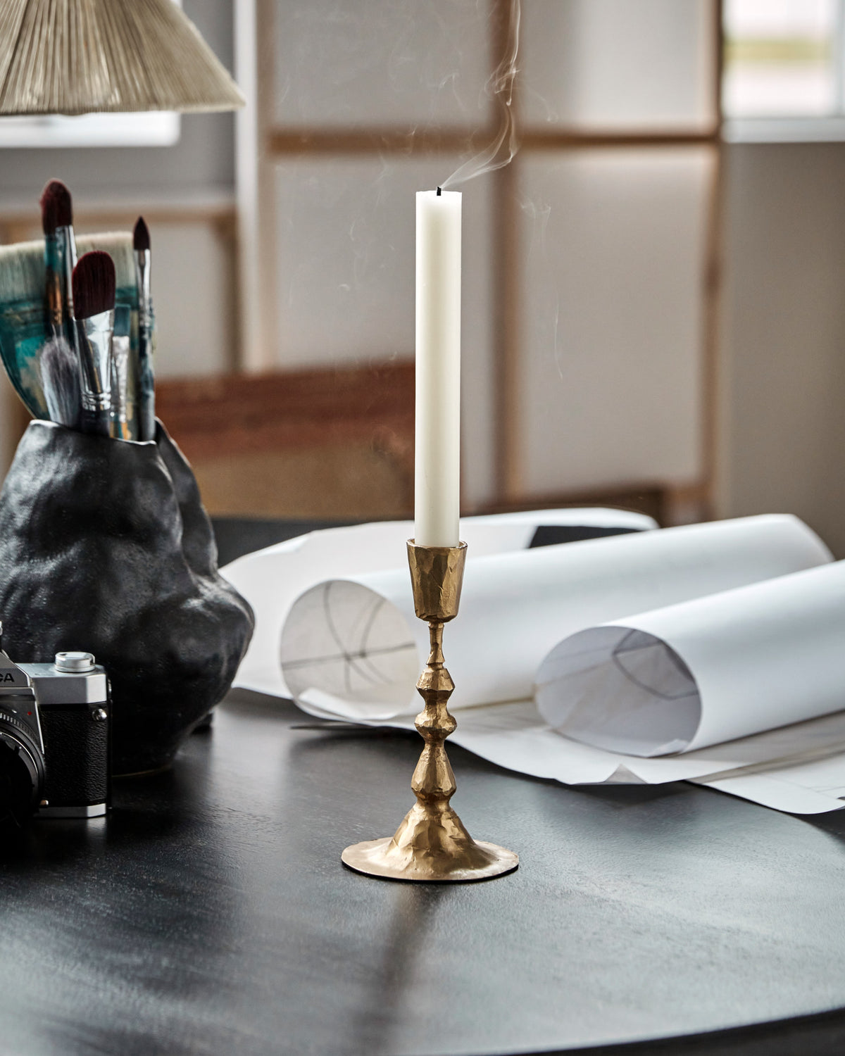 Kerzenständer, HDDon, Antik-Gold in Antik-Gold präsentiert im Onlineshop von KAQTU Design AG. Kerzenständer ist von House Doctor