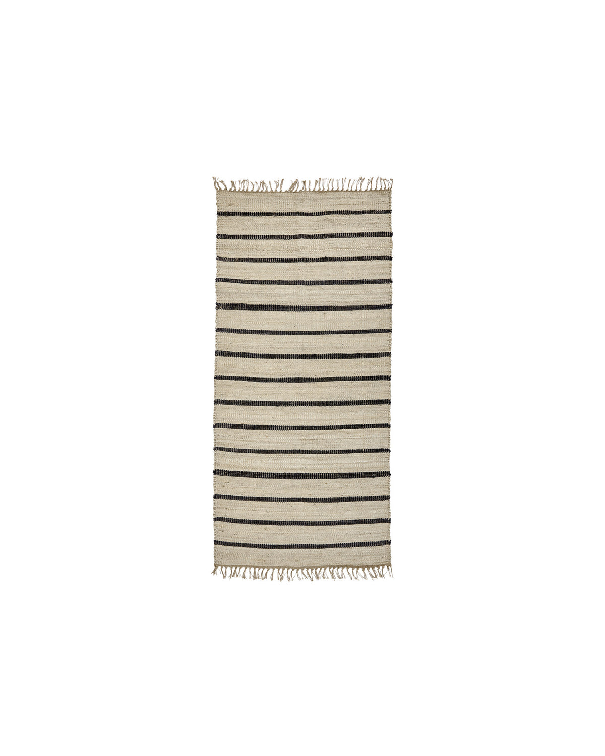 Teppich, Sima in Schwarz / Natur präsentiert im Onlineshop von KAQTU Design AG. Teppich ist von House Doctor
